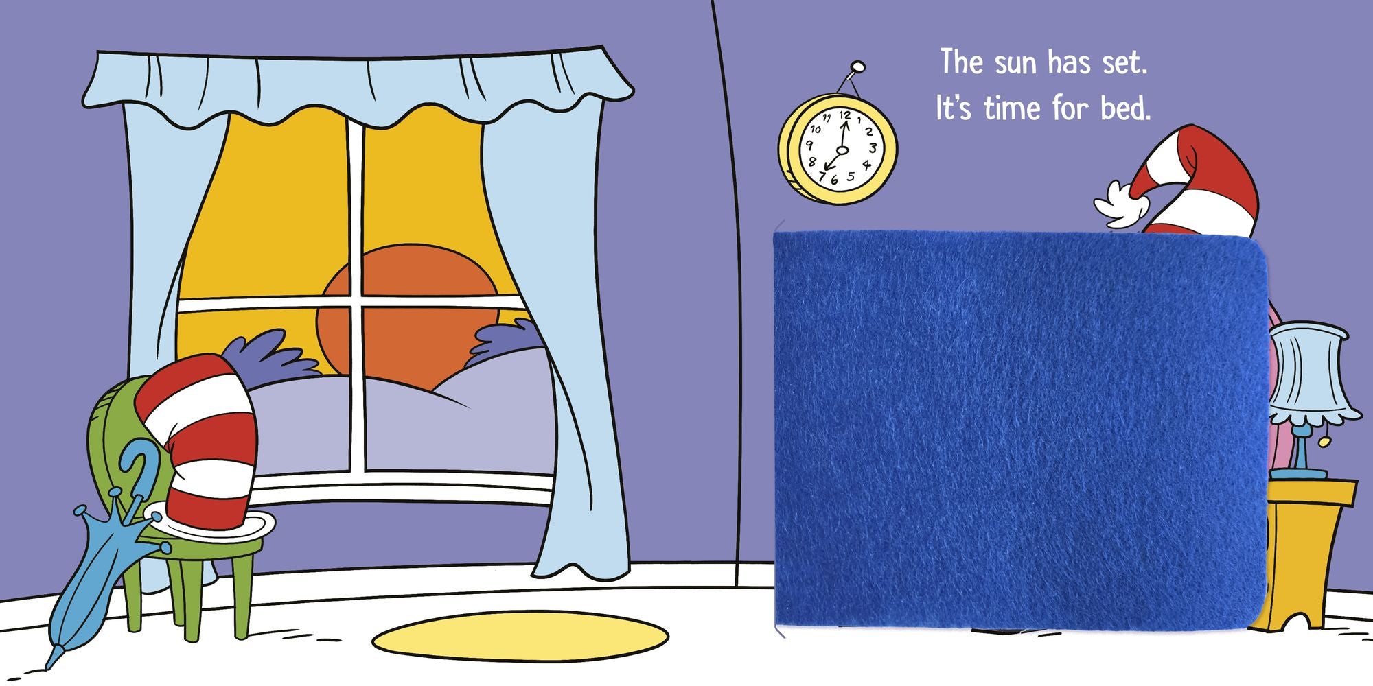 Good Night, Baby! With Dr. Seuss Babies: An Interactive Bedtime Book with Felt Flaps featuring Baby Cat in the Hat, Baby Lorax, Baby Fox in Socks, and more!