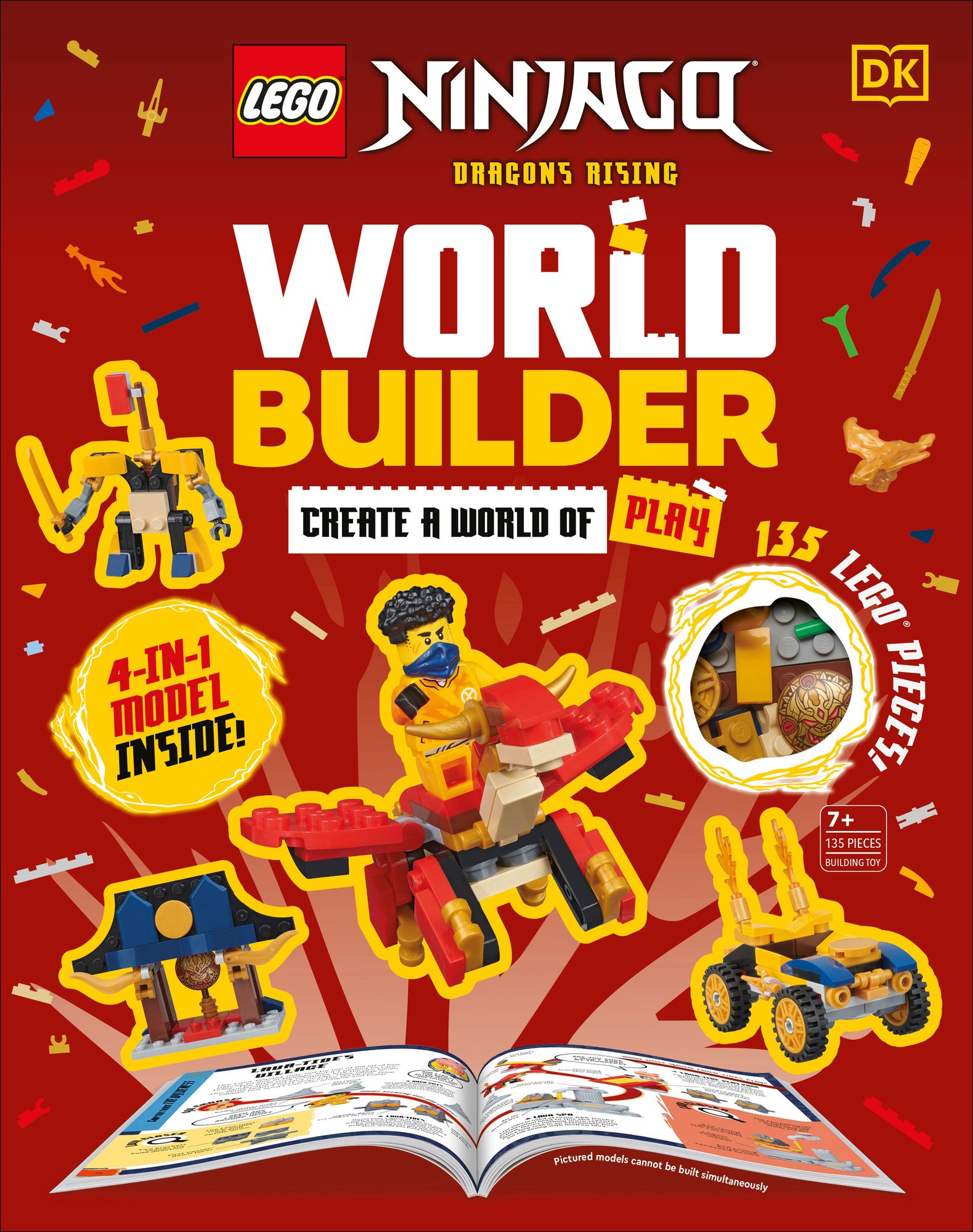 LEGO Ninjago World Builder: Create a World of Play with 4-in-1 Model and 150+ Build Ideas!