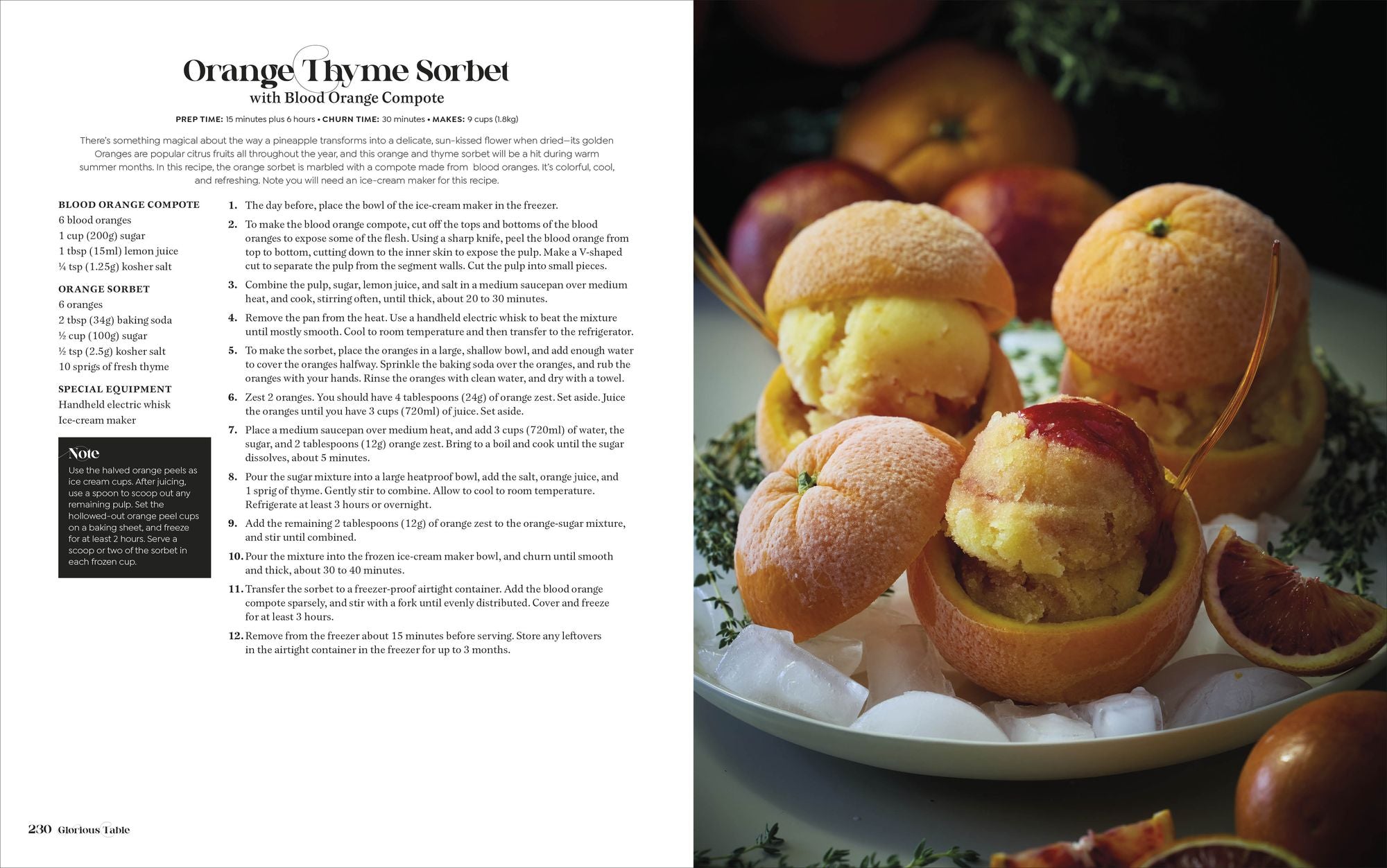 Glorious Table: Beautiful Food for a Delicious Life: A Cookbook