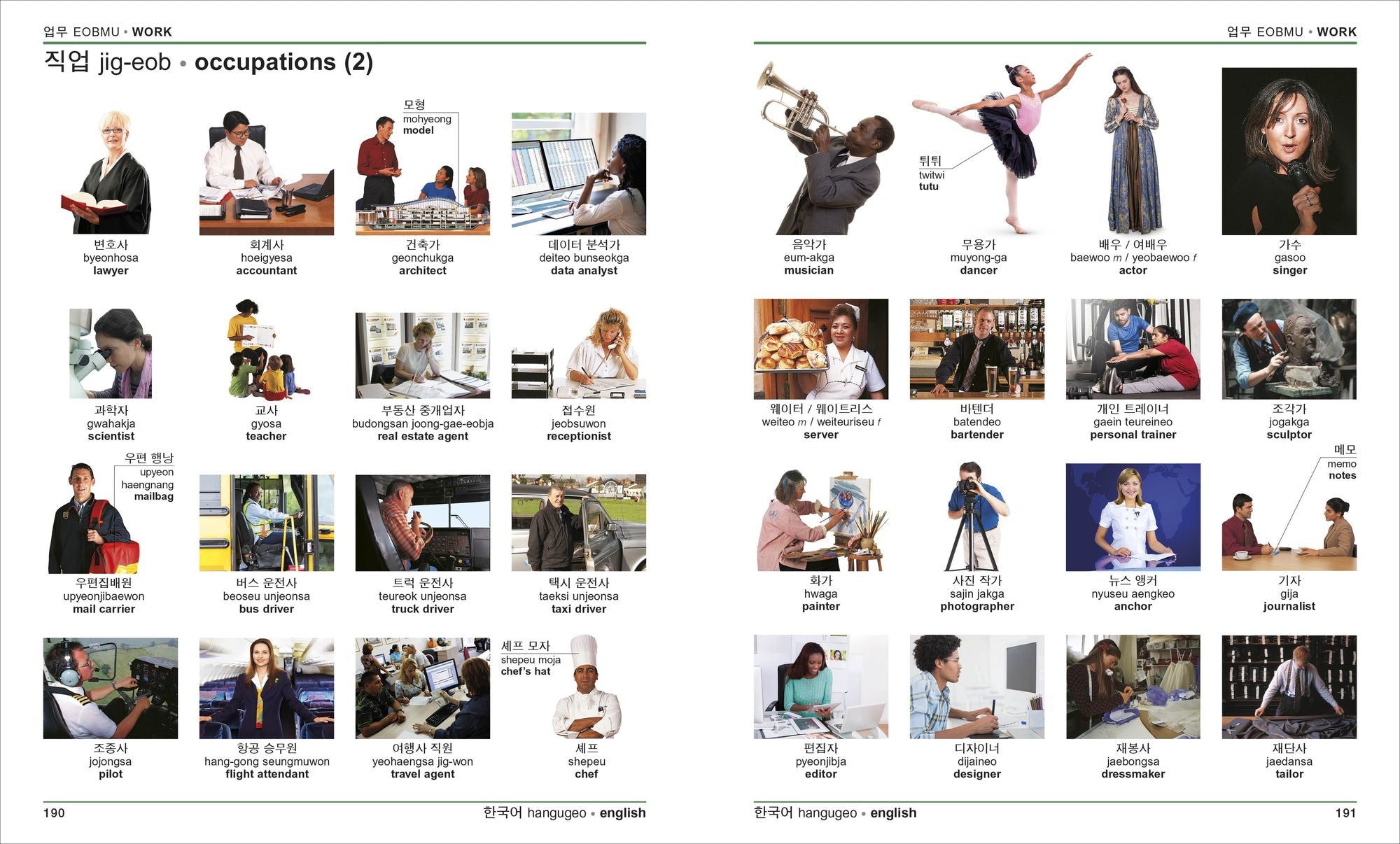 Korean - English Bilingual Visual Dictionary