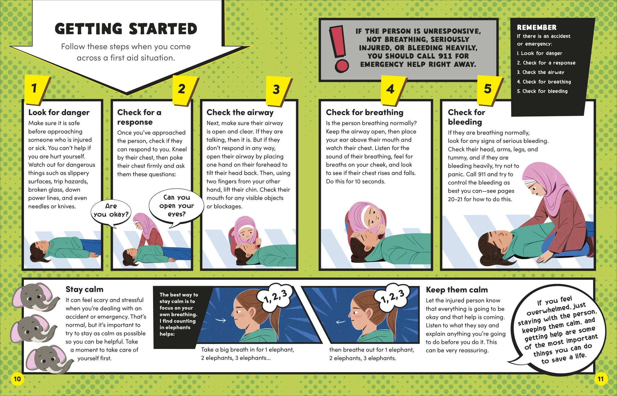 The Superhero's First Aid Manual: Step-By-Step Skills For Young People