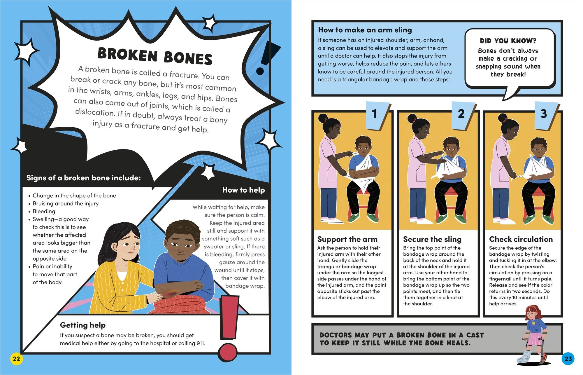 The Superhero's First Aid Manual: Step-By-Step Skills For Young People