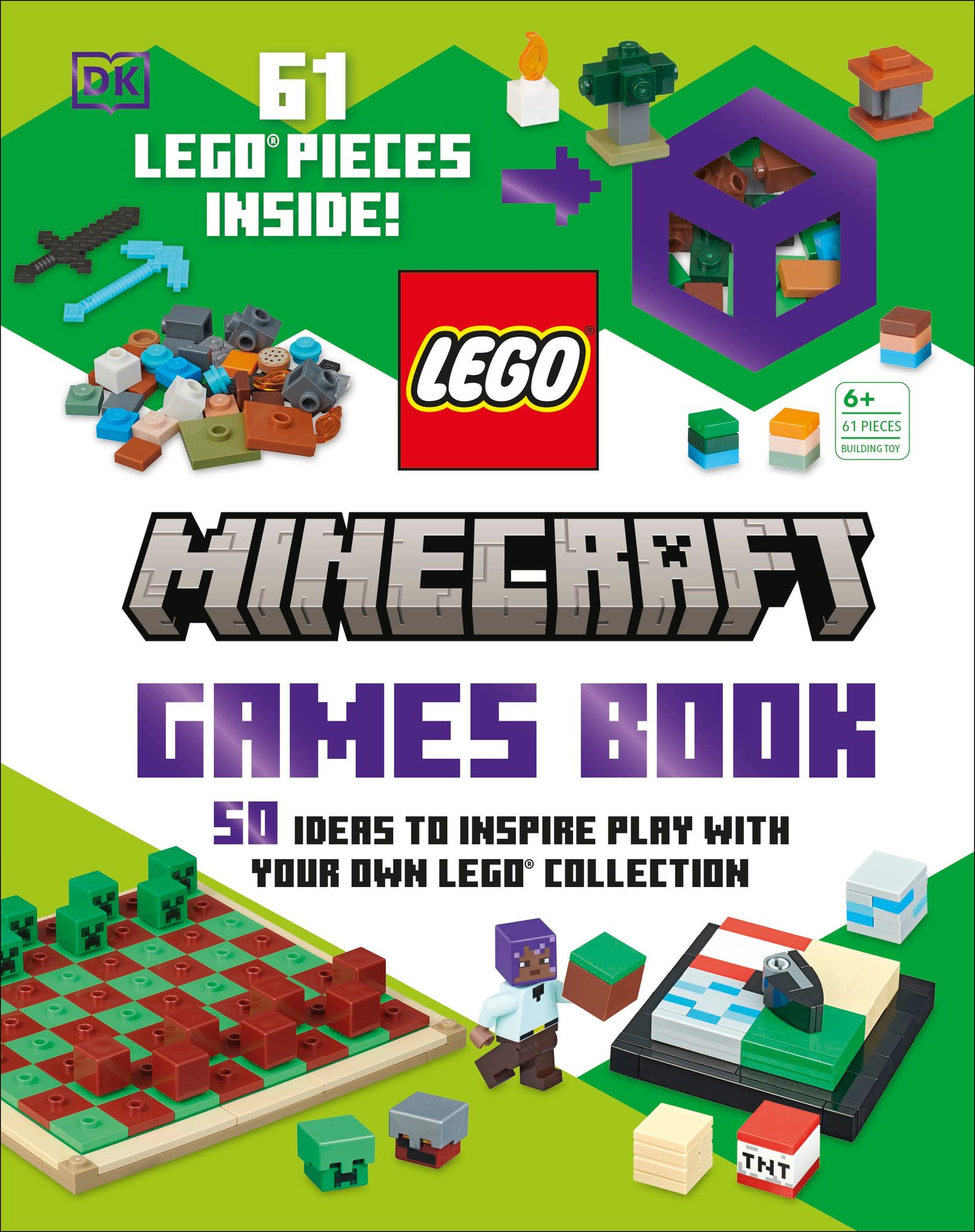 LEGO Minecraft Games Book: 50 Fun Ideas to Play with Your LEGO Collection!