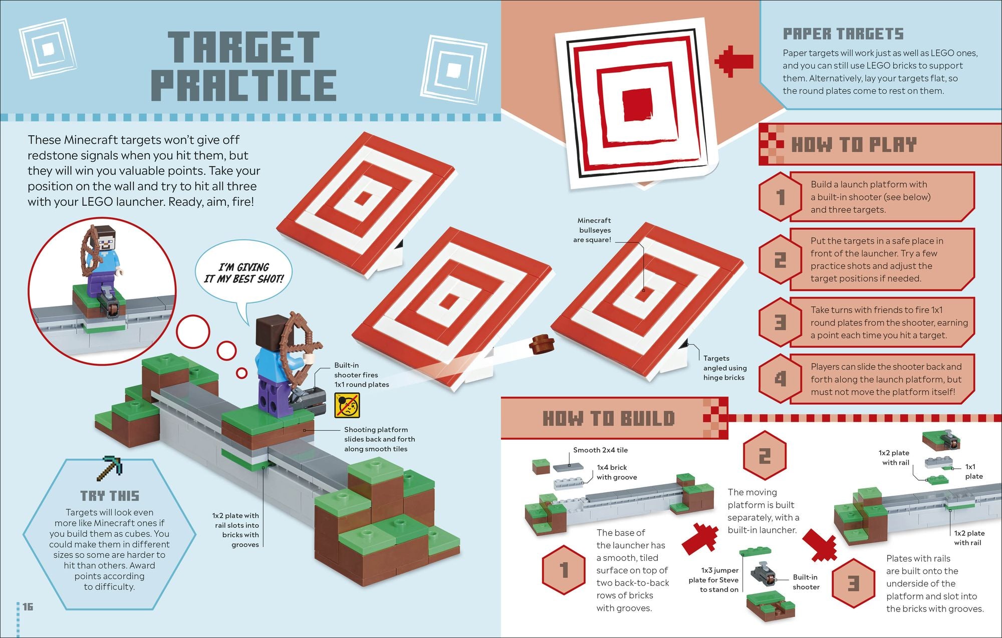 LEGO Minecraft Games Book: 50 Fun Ideas to Play with Your LEGO Collection!