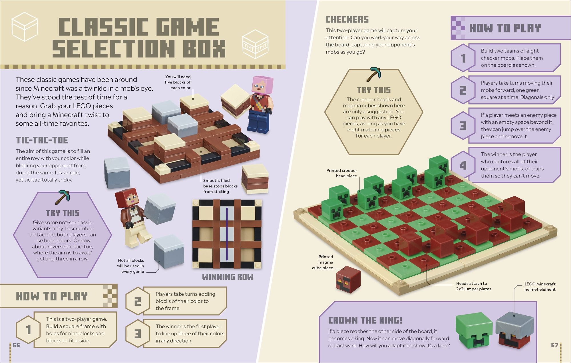 LEGO Minecraft Games Book: 50 Fun Ideas to Play with Your LEGO Collection!