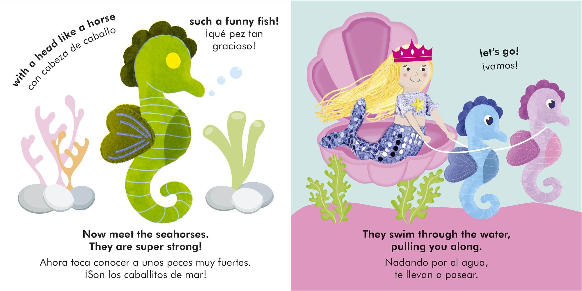 Bilingual Baby Touch and Feel Mermaid / La sirenita