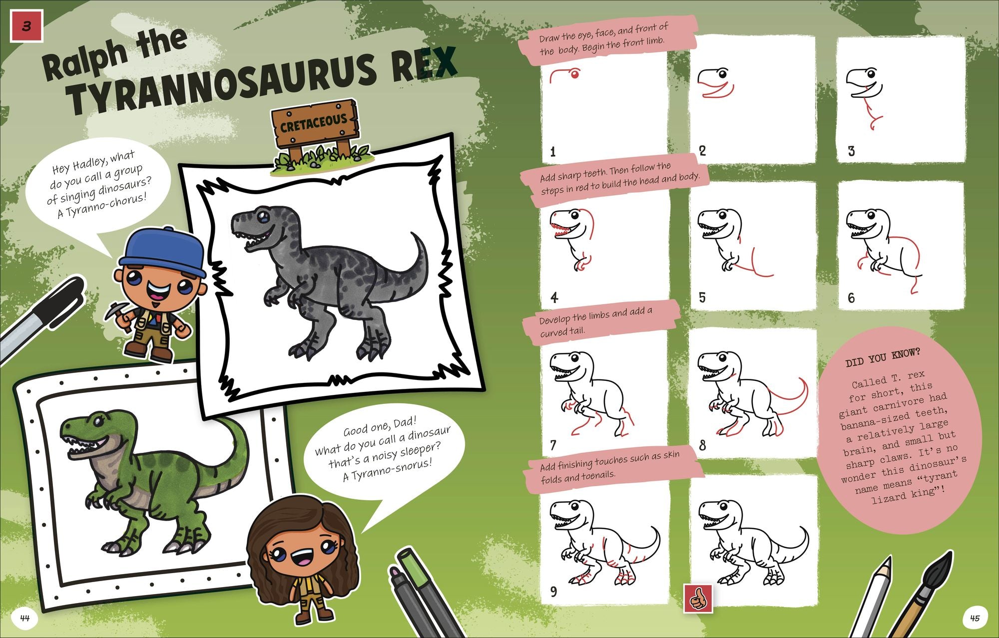 Draw with Art for Kids Hub Dinosaurs
