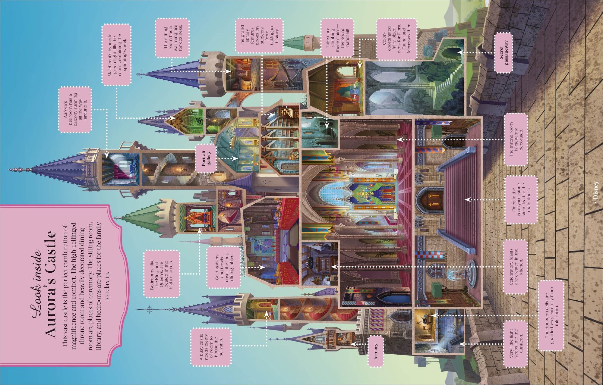 Disney Princess Enchanted Worlds: Look Inside the Spellbinding Kingdoms