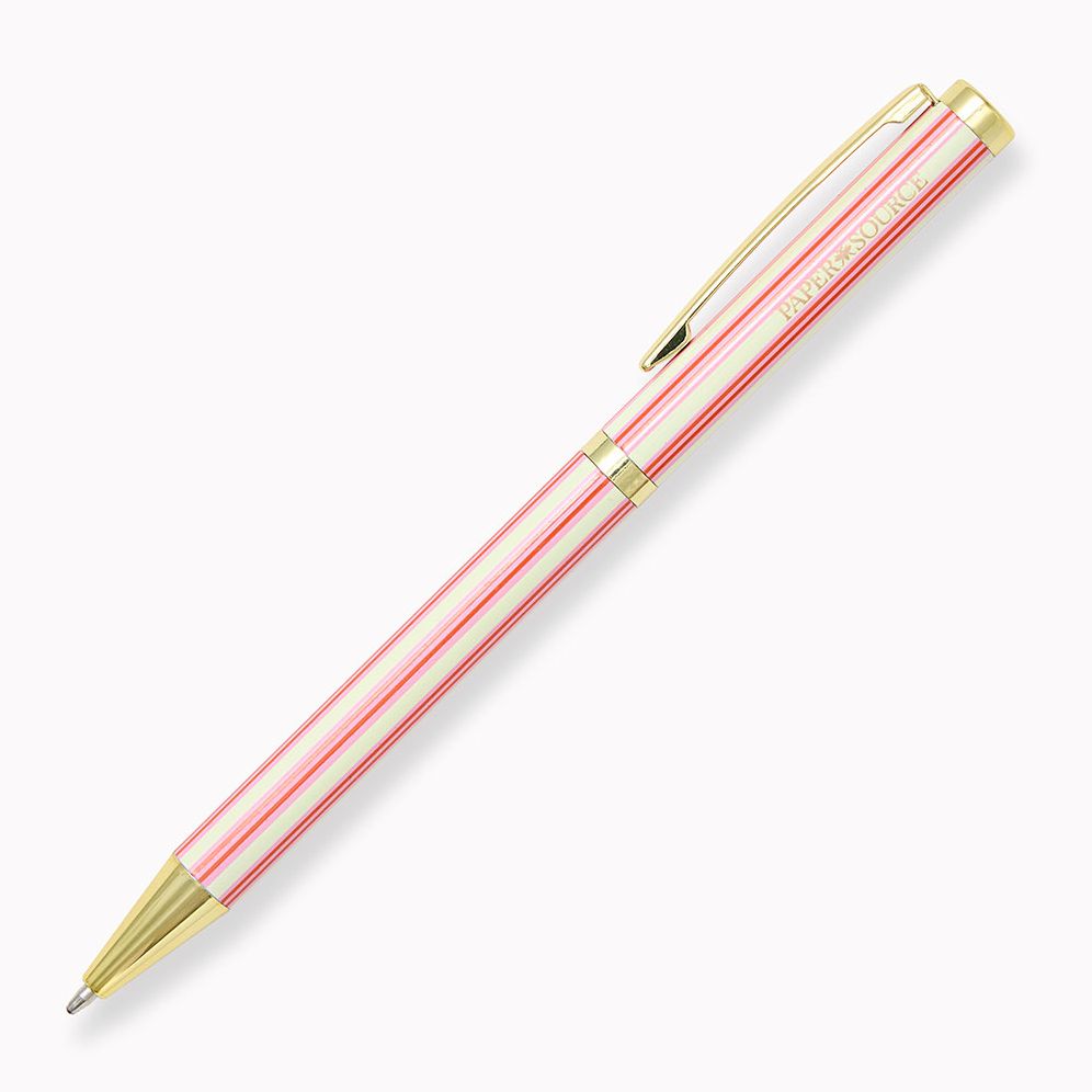 PS Collection Pink Stripe Gel Pen