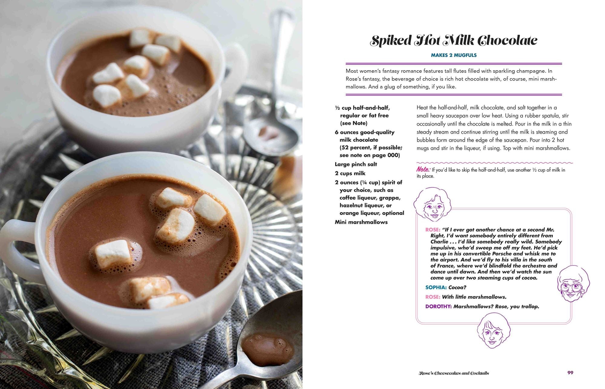 Golden Girls Cookbook: Cheesecakes and Cocktails