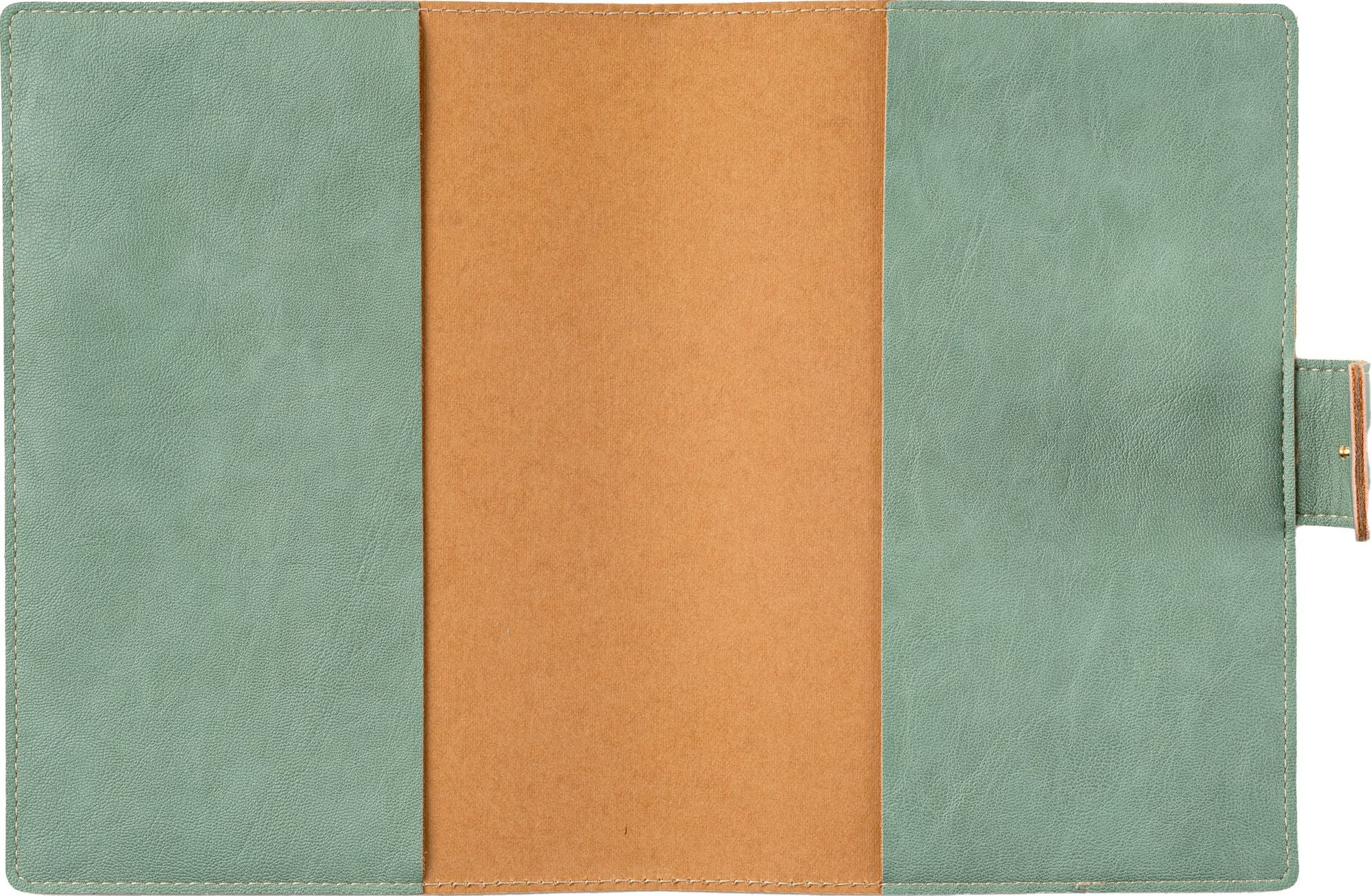 Paper Source Sage Green A5 Leather Journal Cover with Clasp