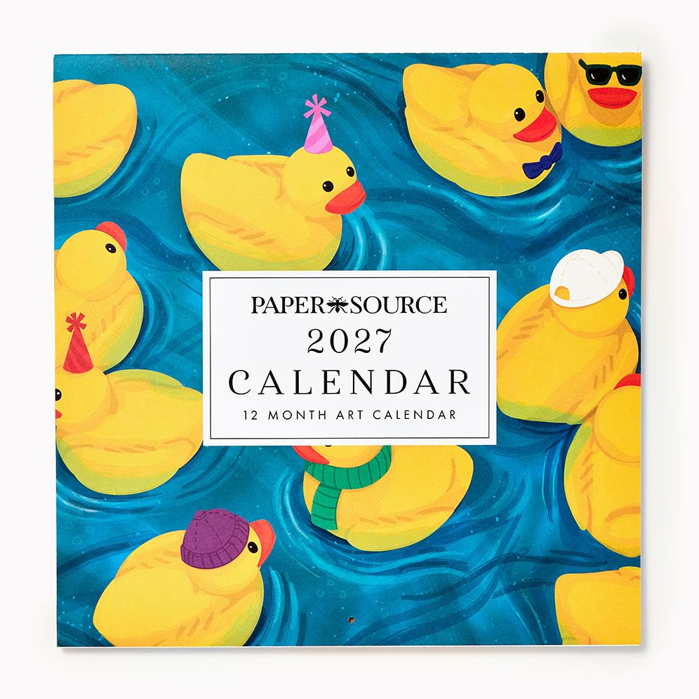2027 Paper Source Art Grid Calendar