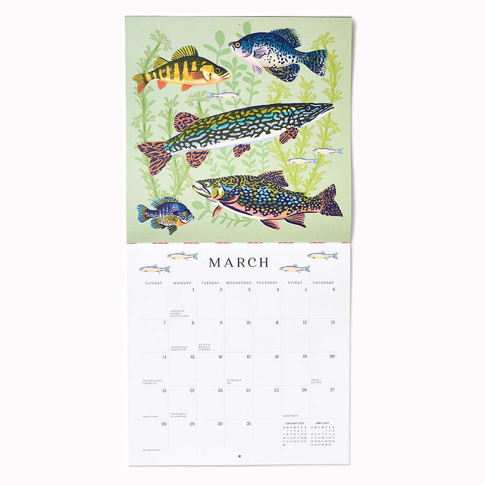 2027 Paper Source Art Grid Calendar