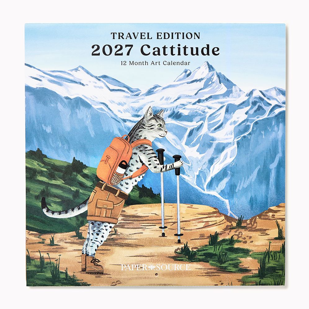 2027 Paper Source Catitude Calendar