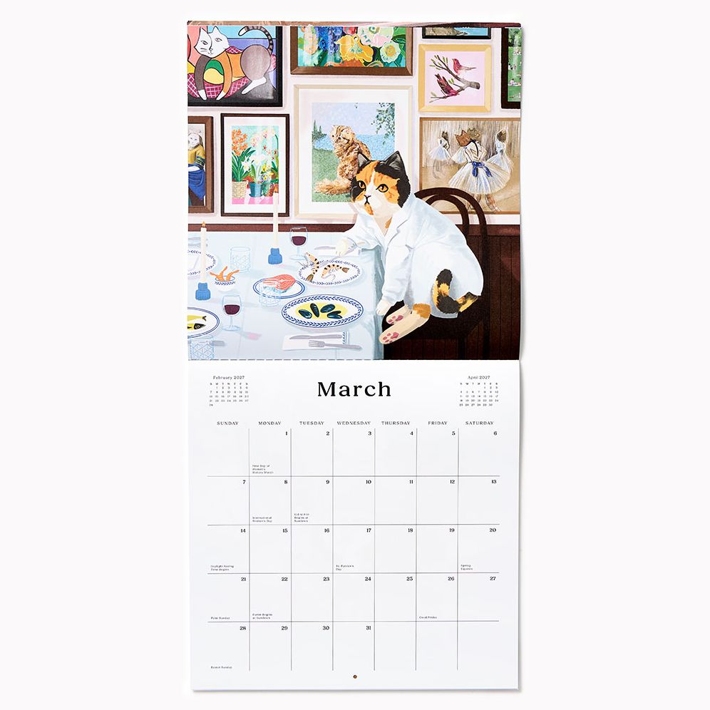 2027 Paper Source Catitude Calendar