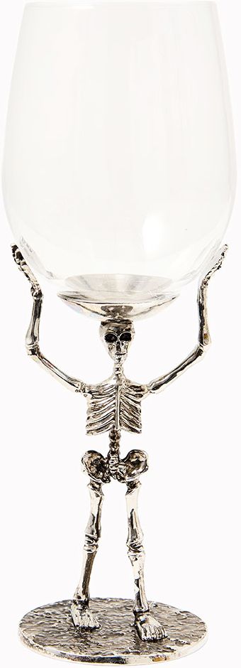Skeleton Wine Glass