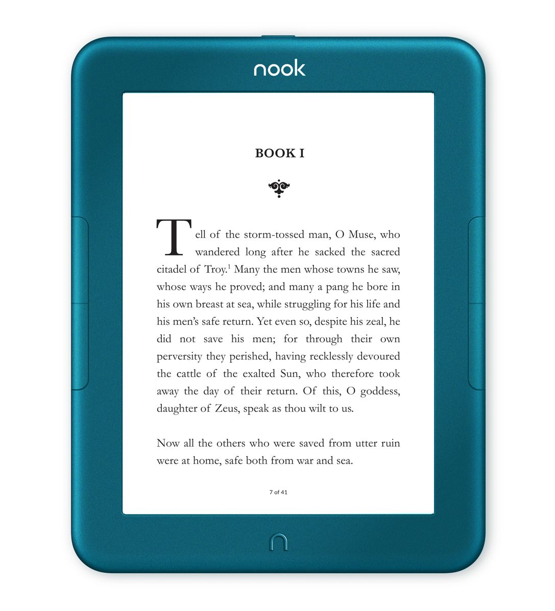 NOOK GlowLight 4 Ocean Teal Edition