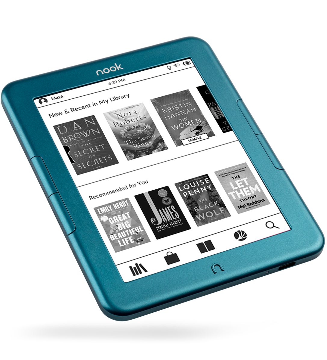 NOOK GlowLight 4 Ocean Teal Edition