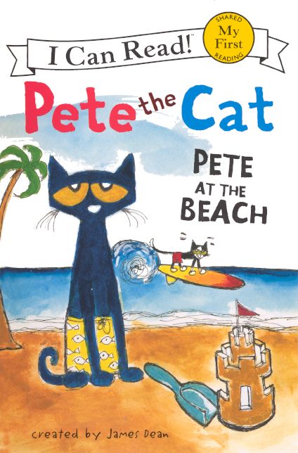 Pete at the Beach (Pete the Cat Series) (My First I Can Read Series) (Turtleback School & Library Binding Edition)