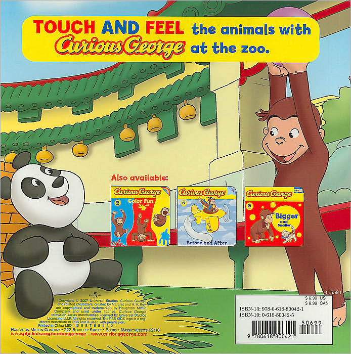 Curious George at the Zoo Touch-and-Feel