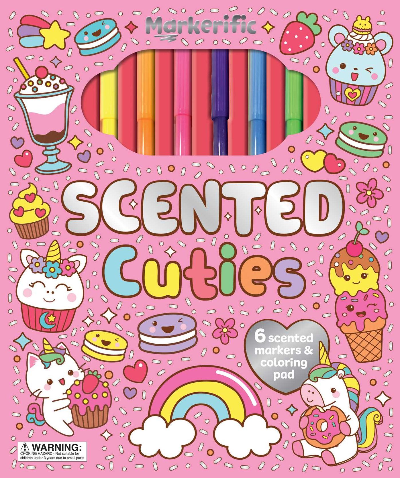 Markerific: Scented Cuties: Activity Folder with 6 Markers