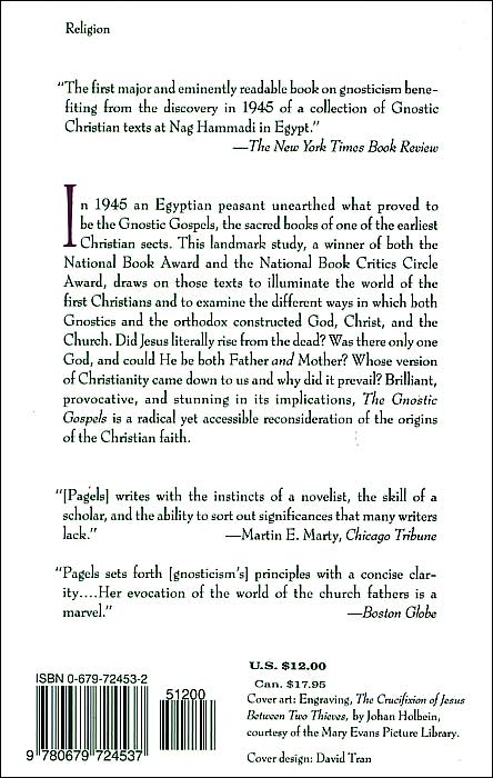 The Gnostic Gospels (National Book Award Winner)