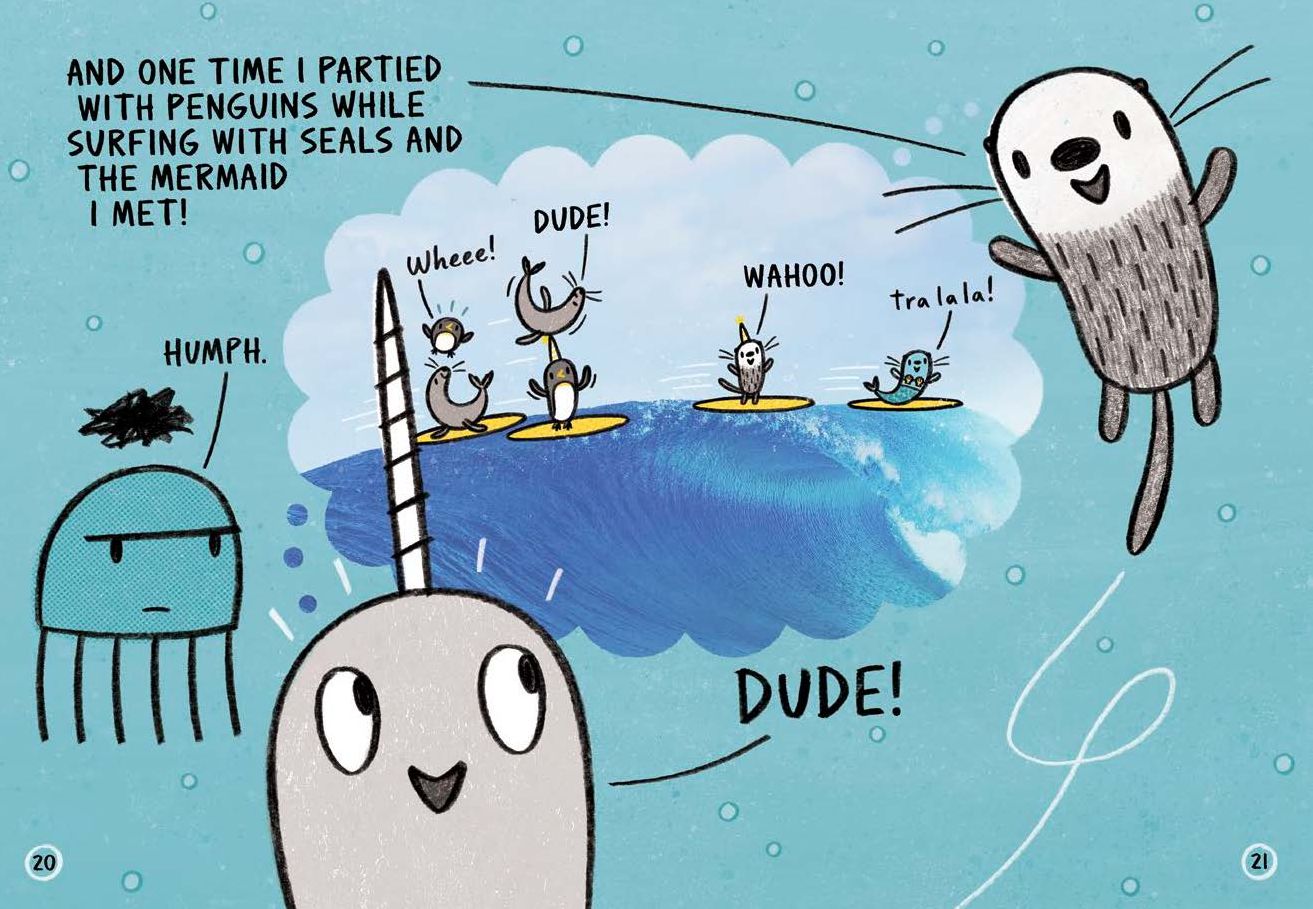 Narwhal's Otter Friend (A Narwhal and Jelly Book #4)