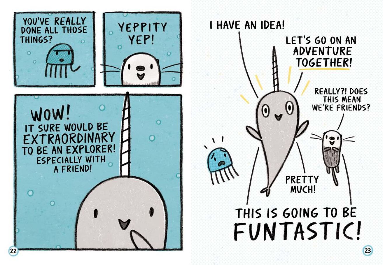 Narwhal's Otter Friend (A Narwhal and Jelly Book #4)
