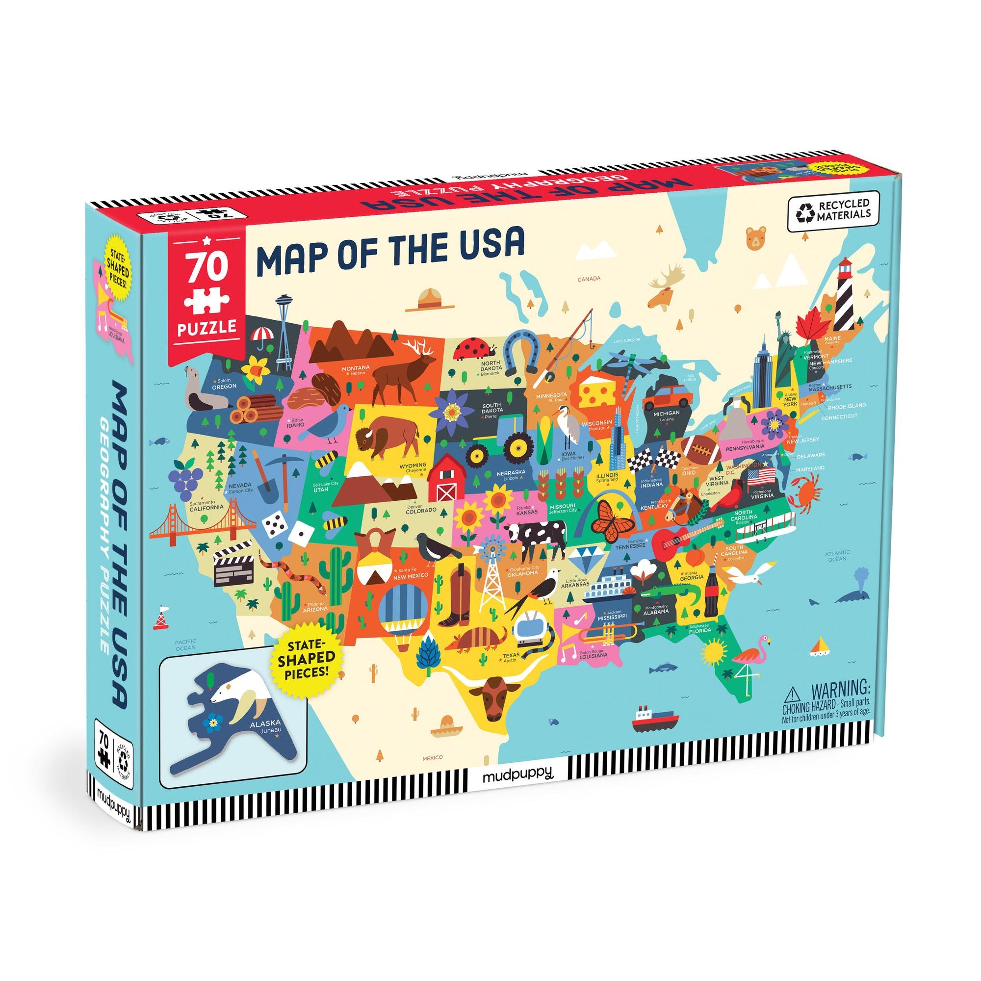 Map of the U.S.A. Puzzle
