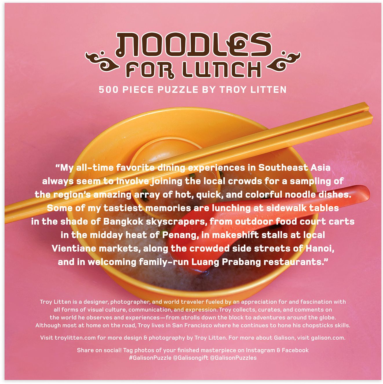 Noodles for Lunch 500 Piece Jigsaw Puzzle