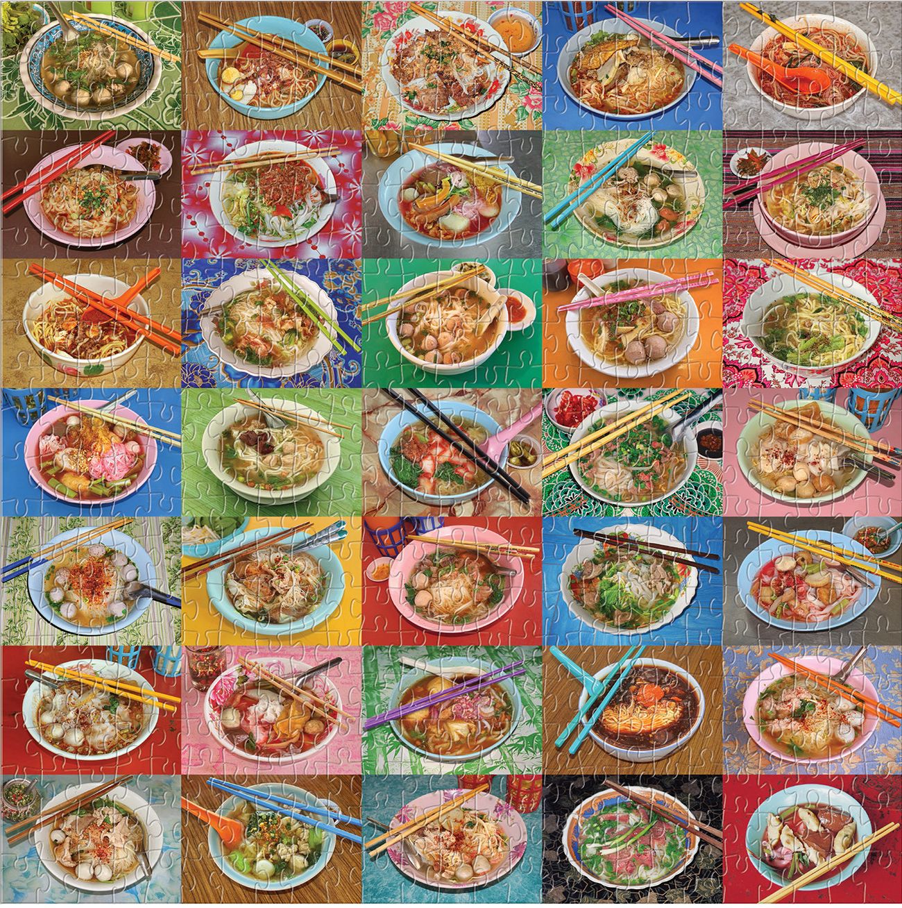 Noodles for Lunch 500 Piece Jigsaw Puzzle