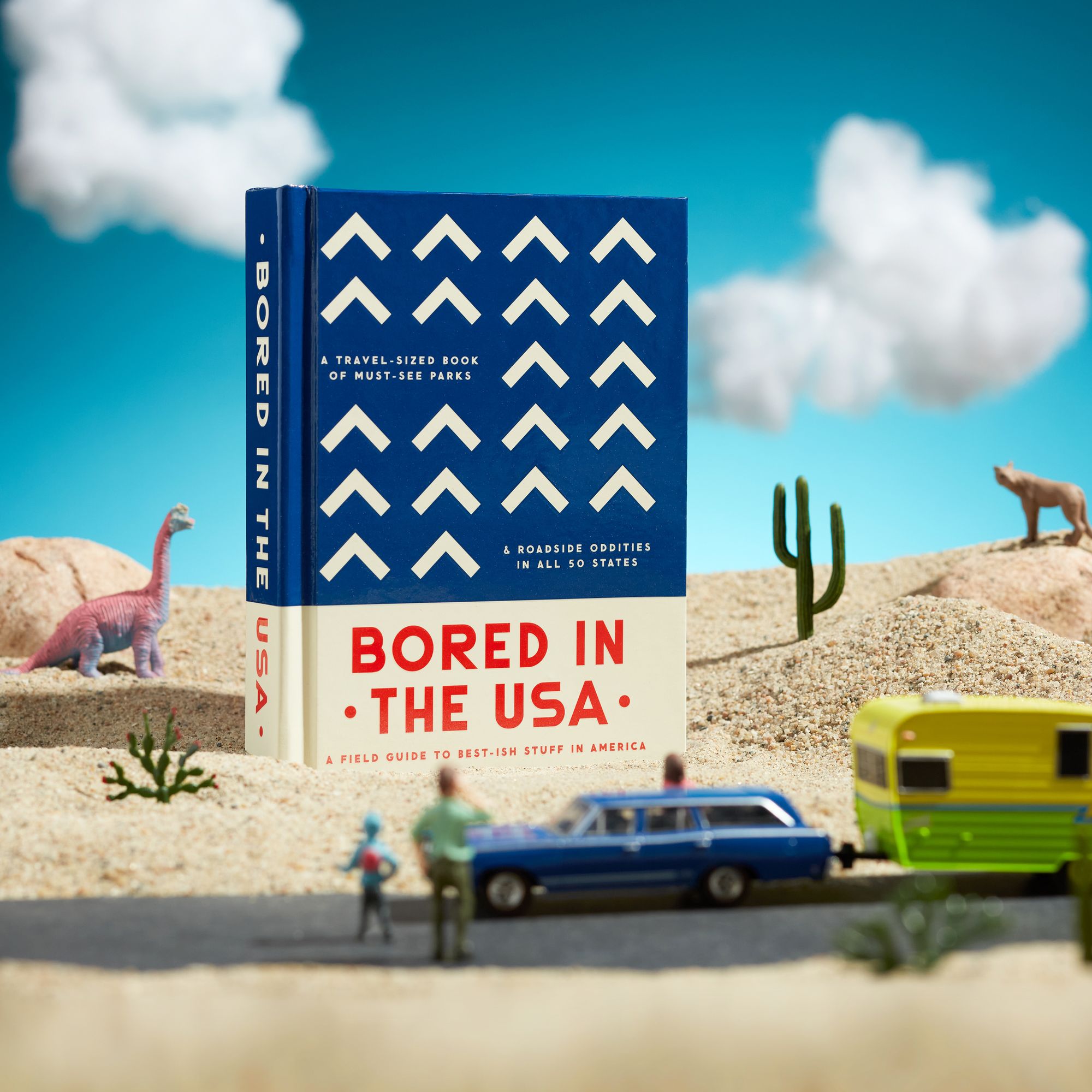 Bored In The USA: A Field Guide To Best-ish Stuff in America, A Travel-Sized Book of Must-See Parks & Roadside Oddities in All 50 States