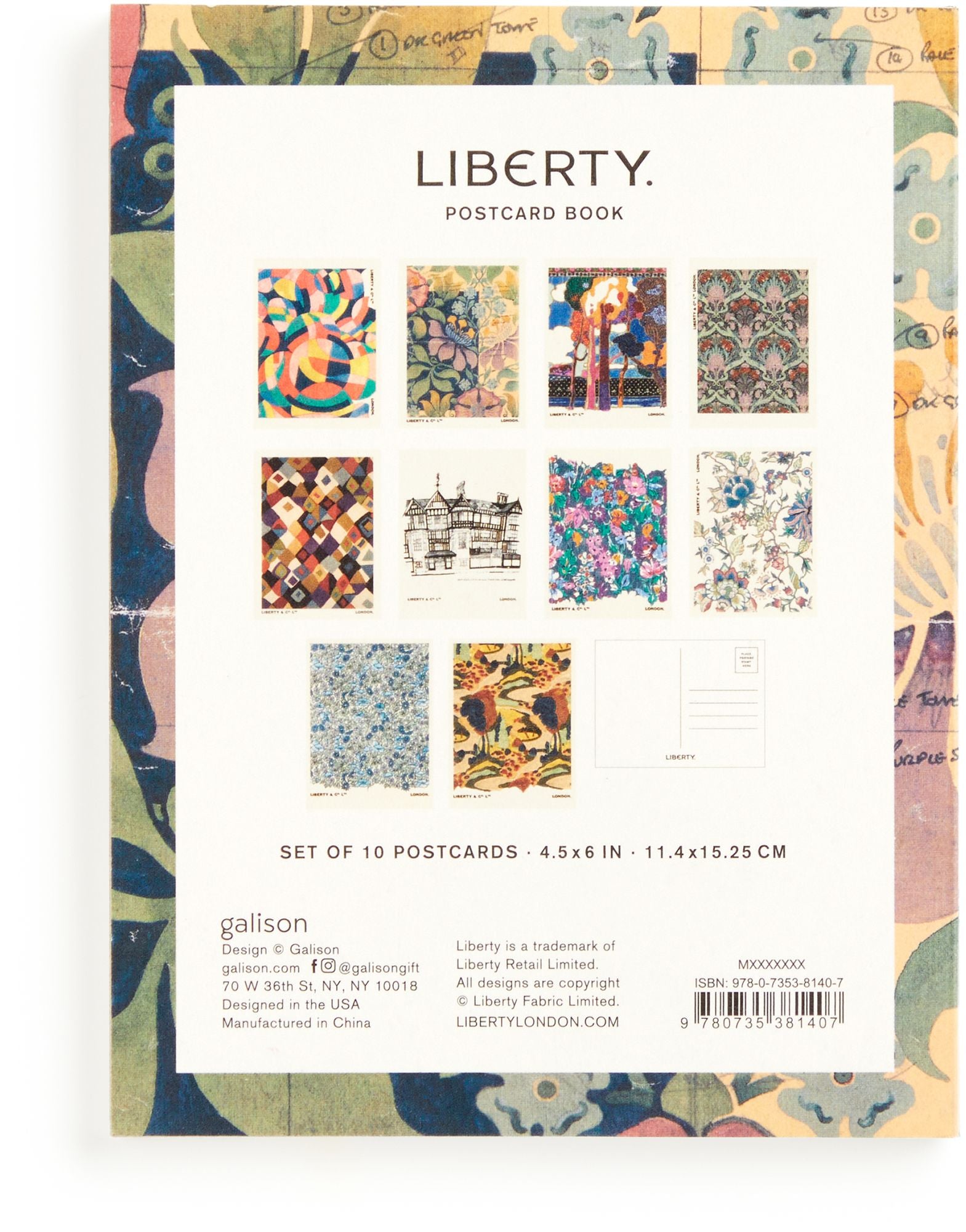 Liberty Postcard Book