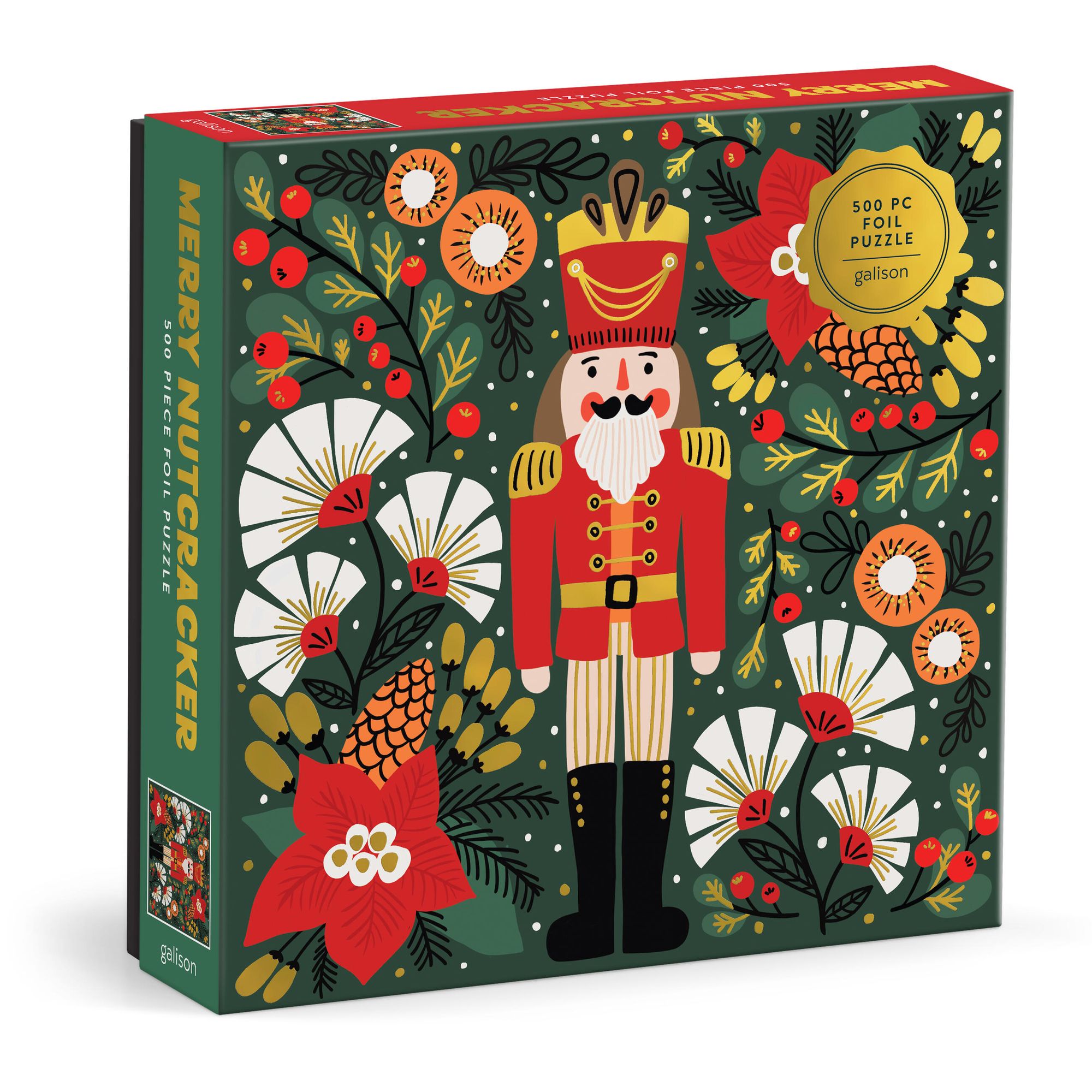 Merry Nutcracker 500 Pc Foil Puzzle
