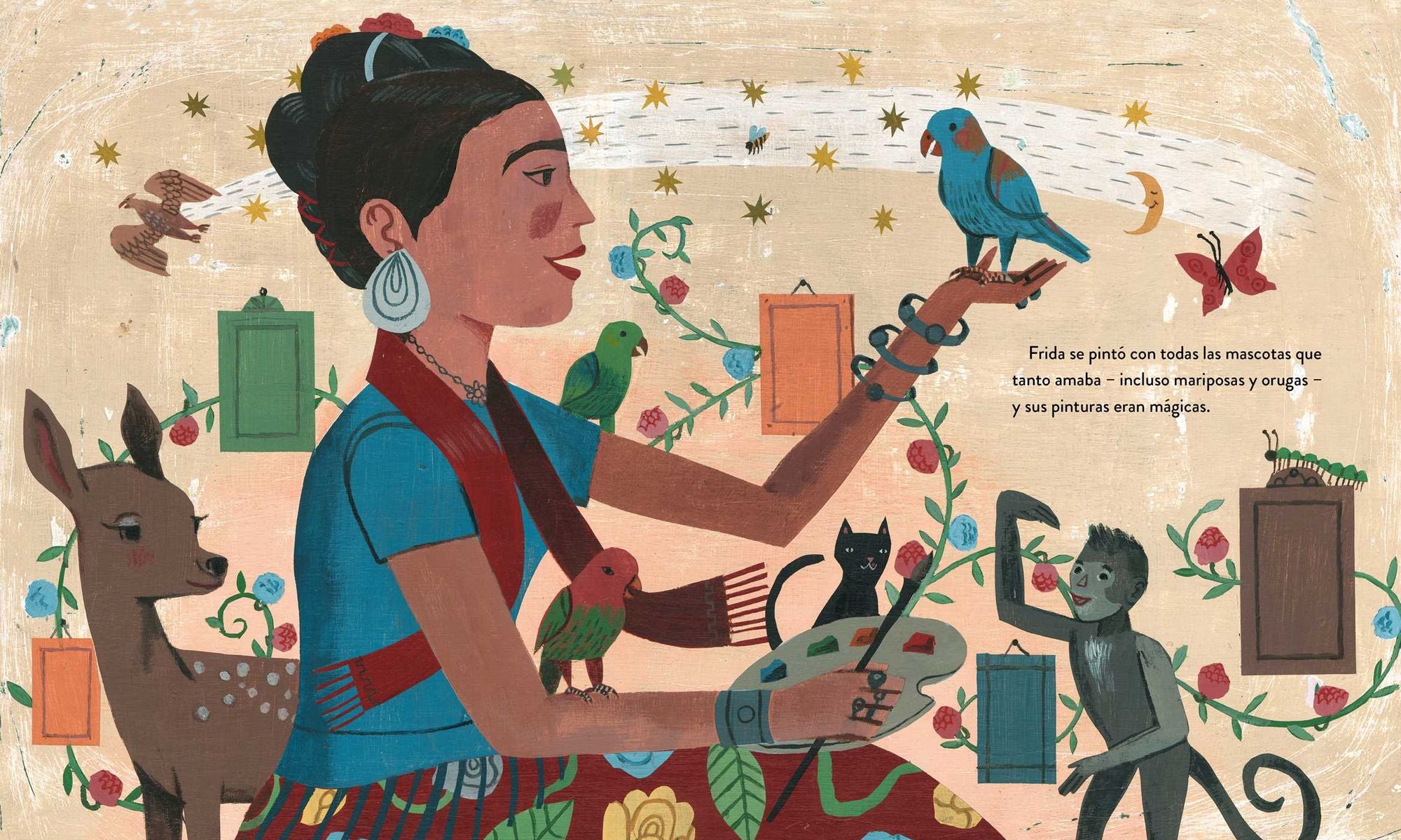 Frida Kahlo y sus animalitos: (Spanish Edition)