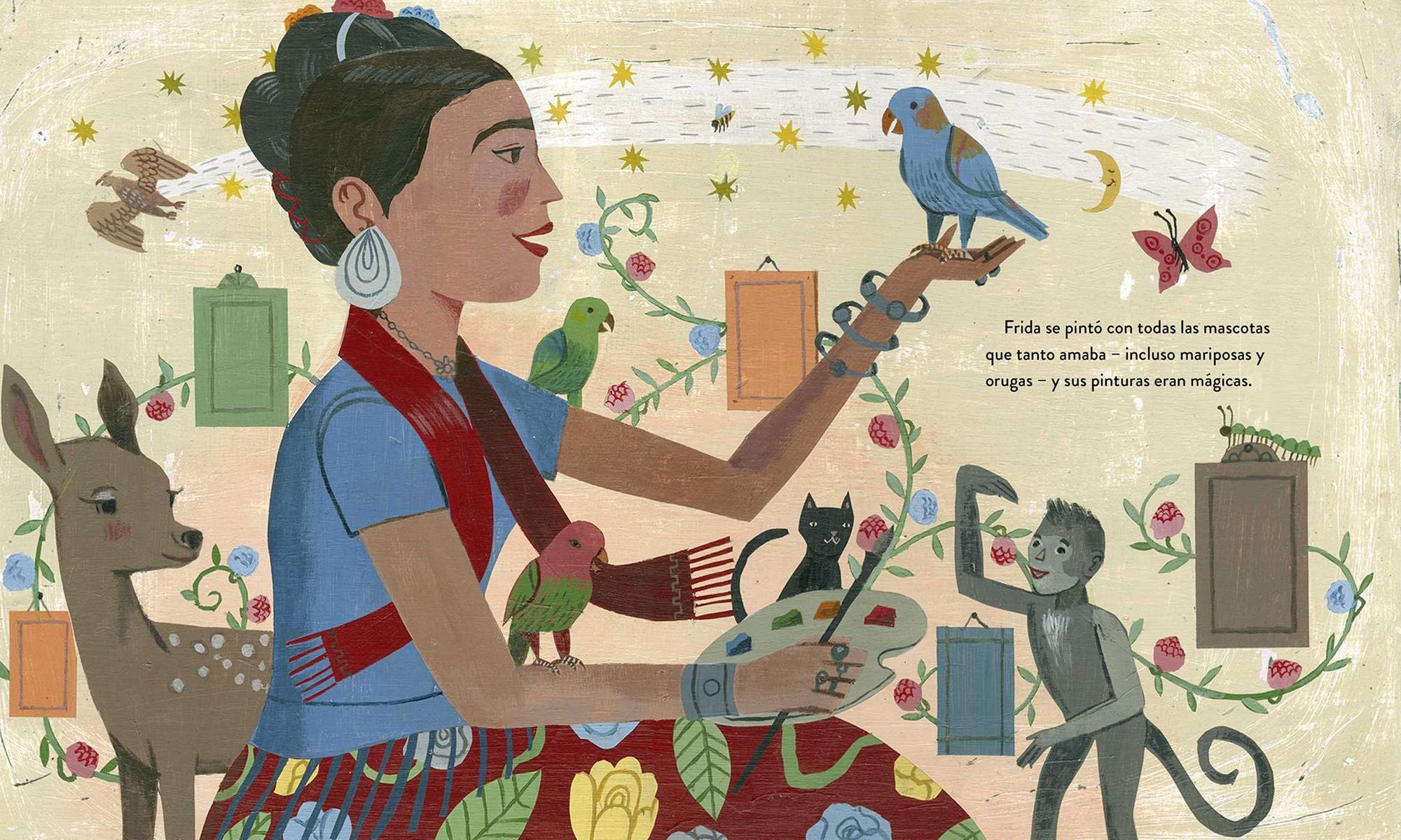 Frida Kahlo y sus animalitos: (Spanish Edition)