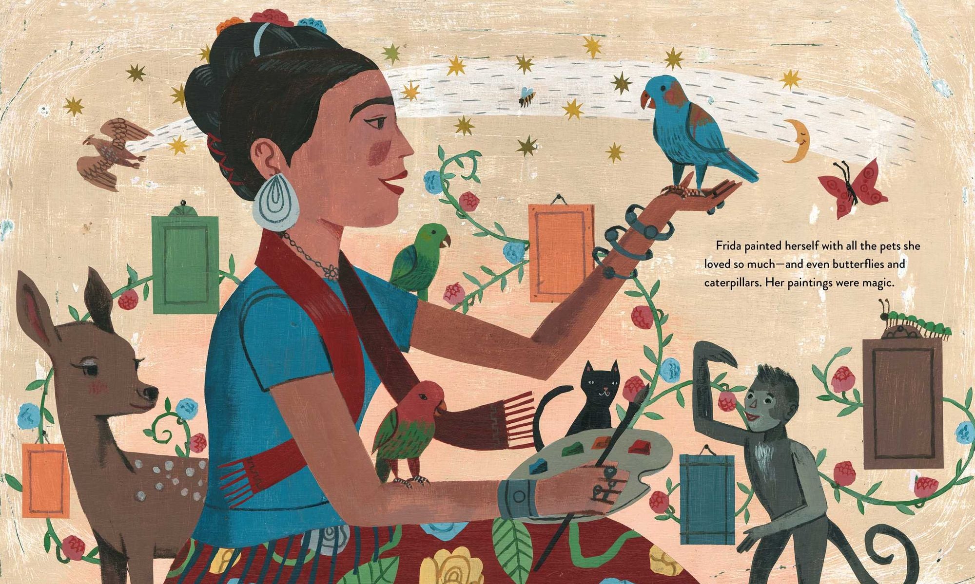 Frida Kahlo y sus animalitos: (Spanish Edition)