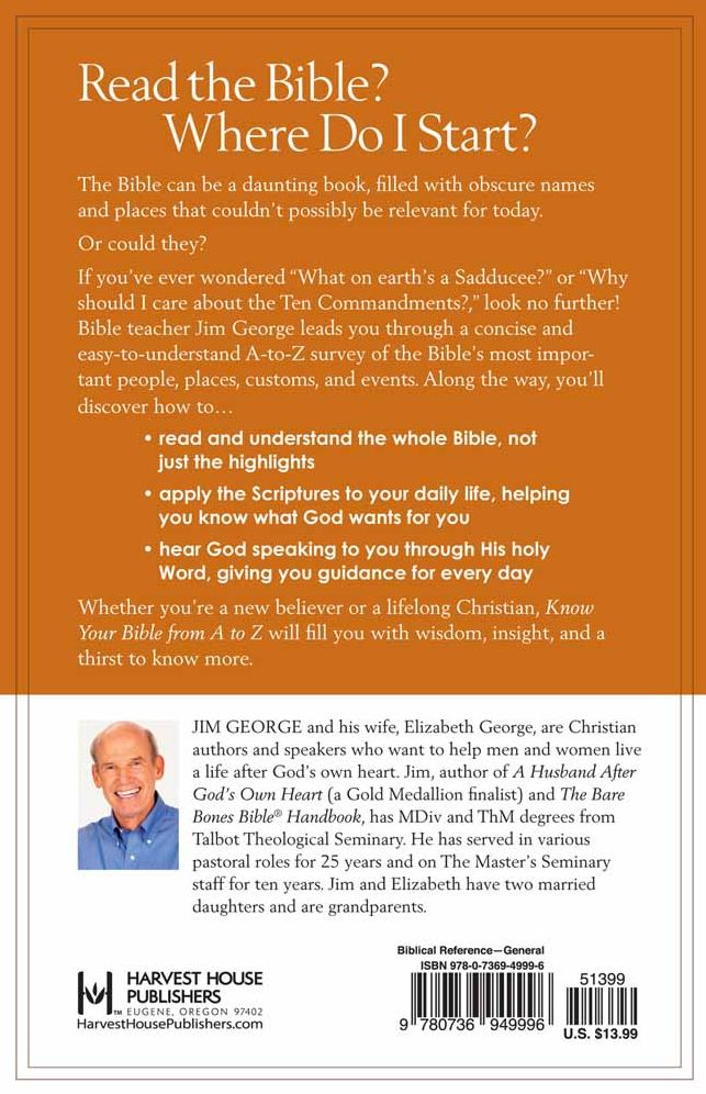 Know Your Bible from A to Z: A Quick Handbook to the People, Places, and Things