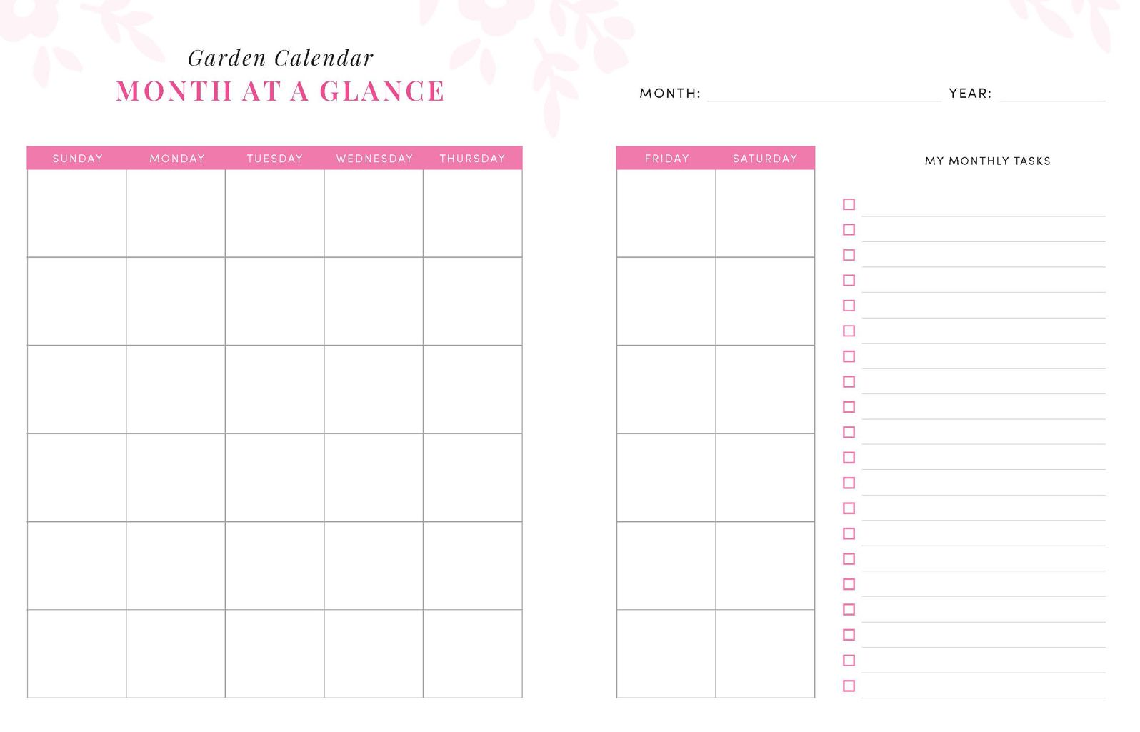 The Bricks 'n Blooms Beautiful and Easy-Care Flower Garden Planner