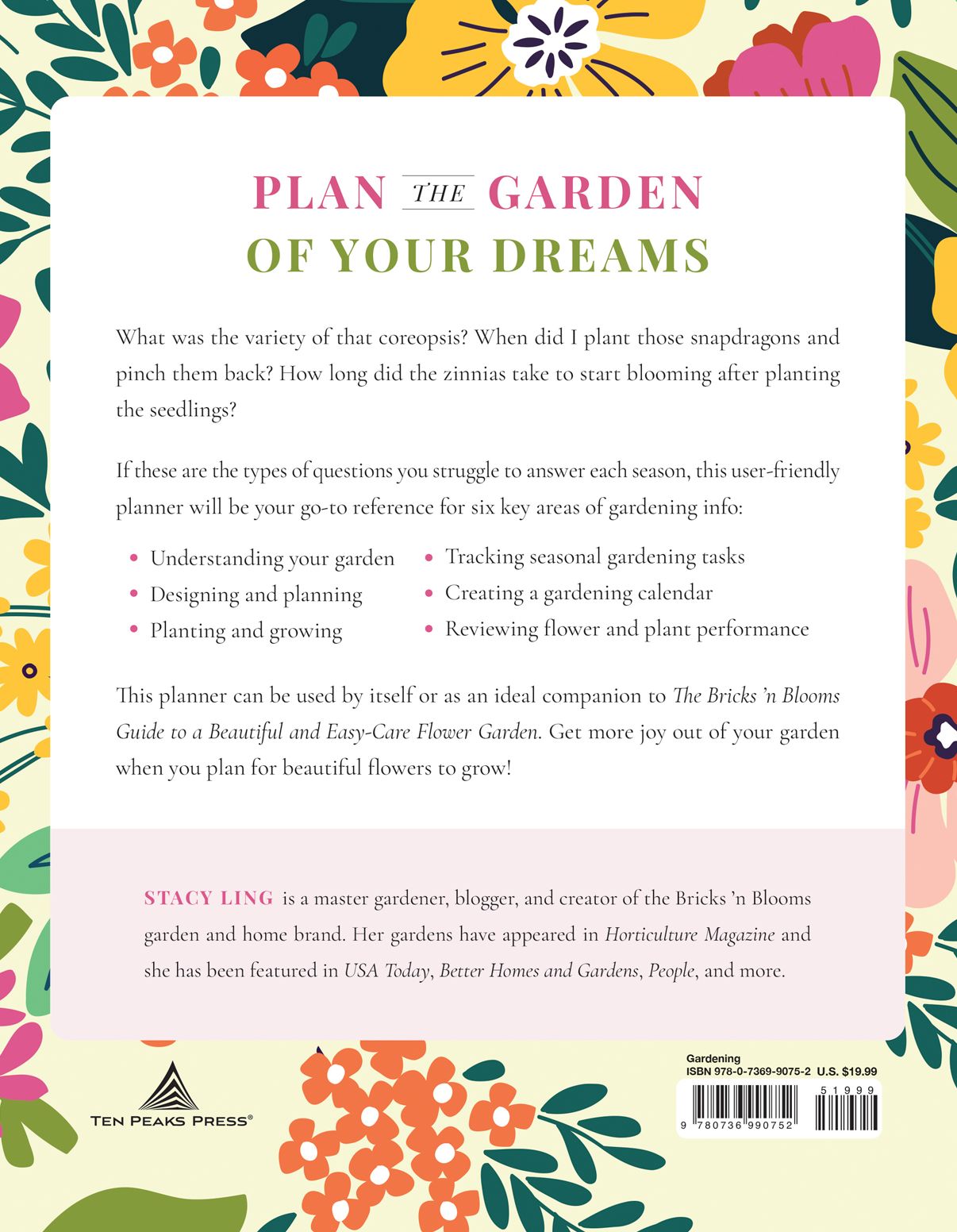 The Bricks 'n Blooms Beautiful and Easy-Care Flower Garden Planner