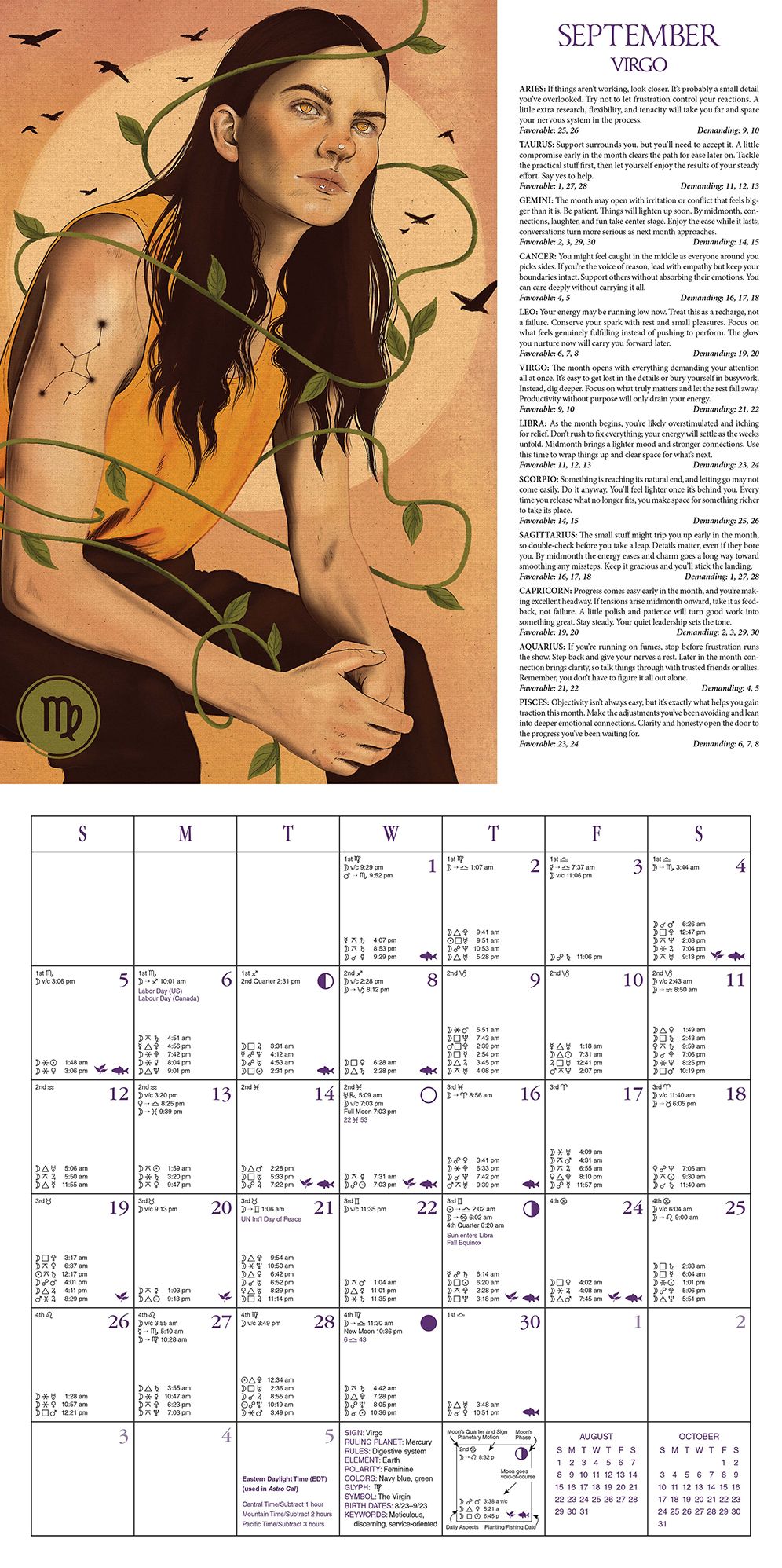 2027 Llewellyn's Astrological Wall Calendar
