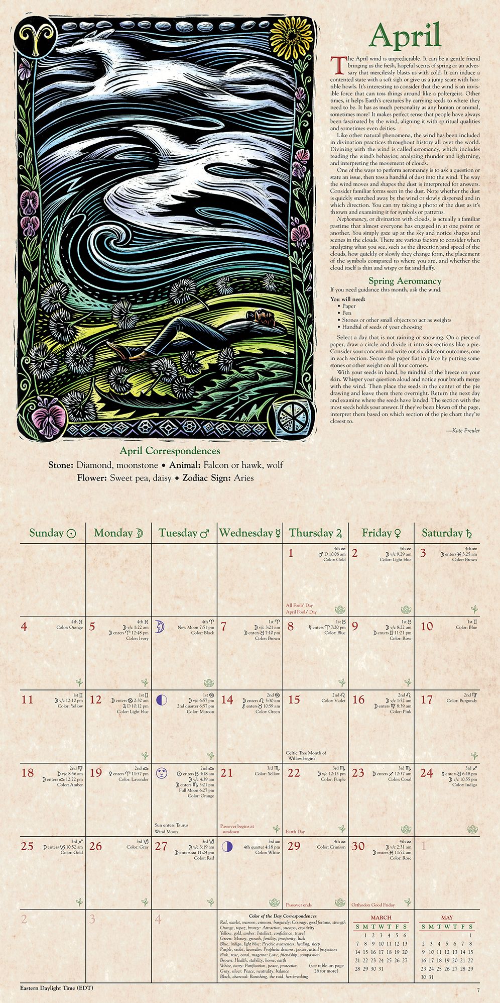 2027 Llewellyn's Witches Wall Calendar