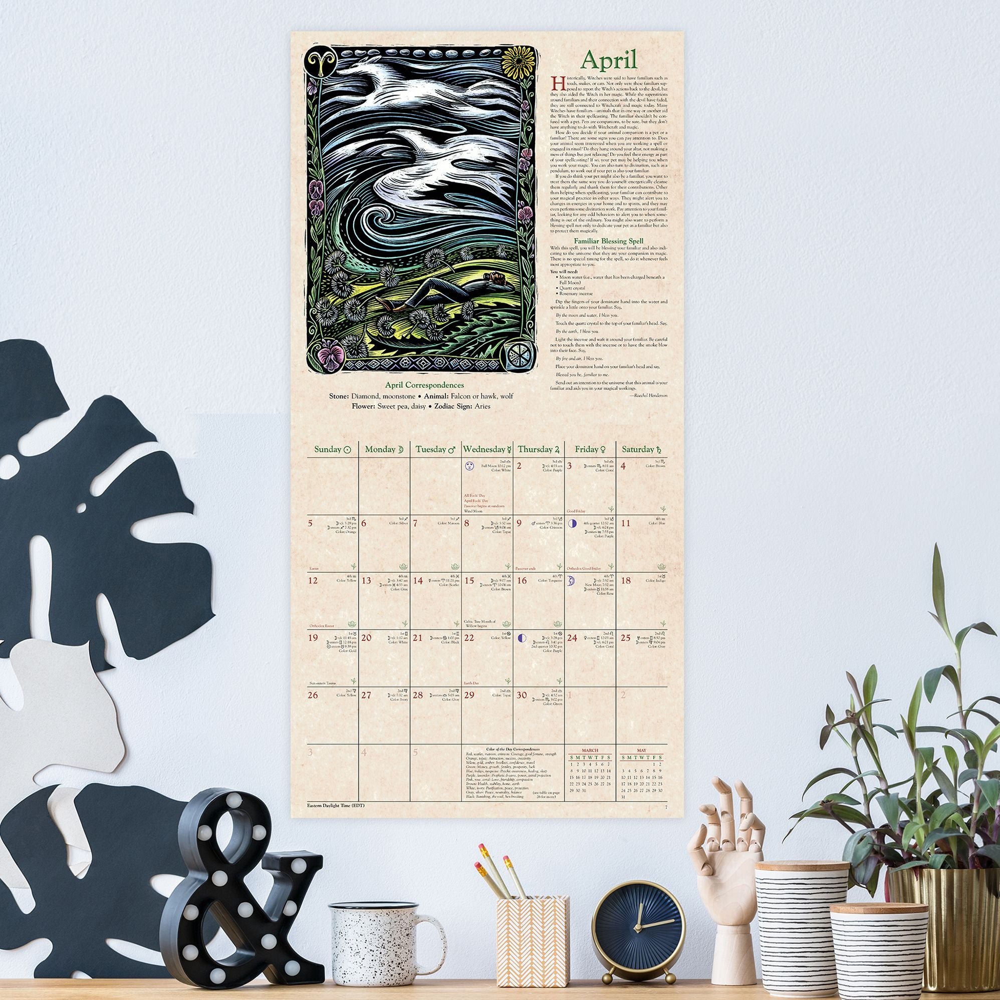 2027 Llewellyn's Witches Wall Calendar