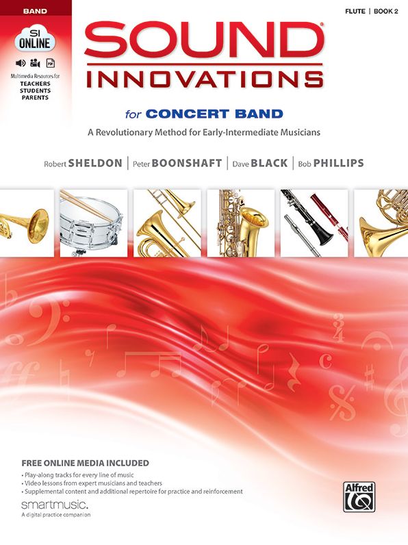 Sound Innovations for Concert Band, Bk 2: A Revolutionary Method for Early-Intermediate Musicians (Flute), Book & Online Media