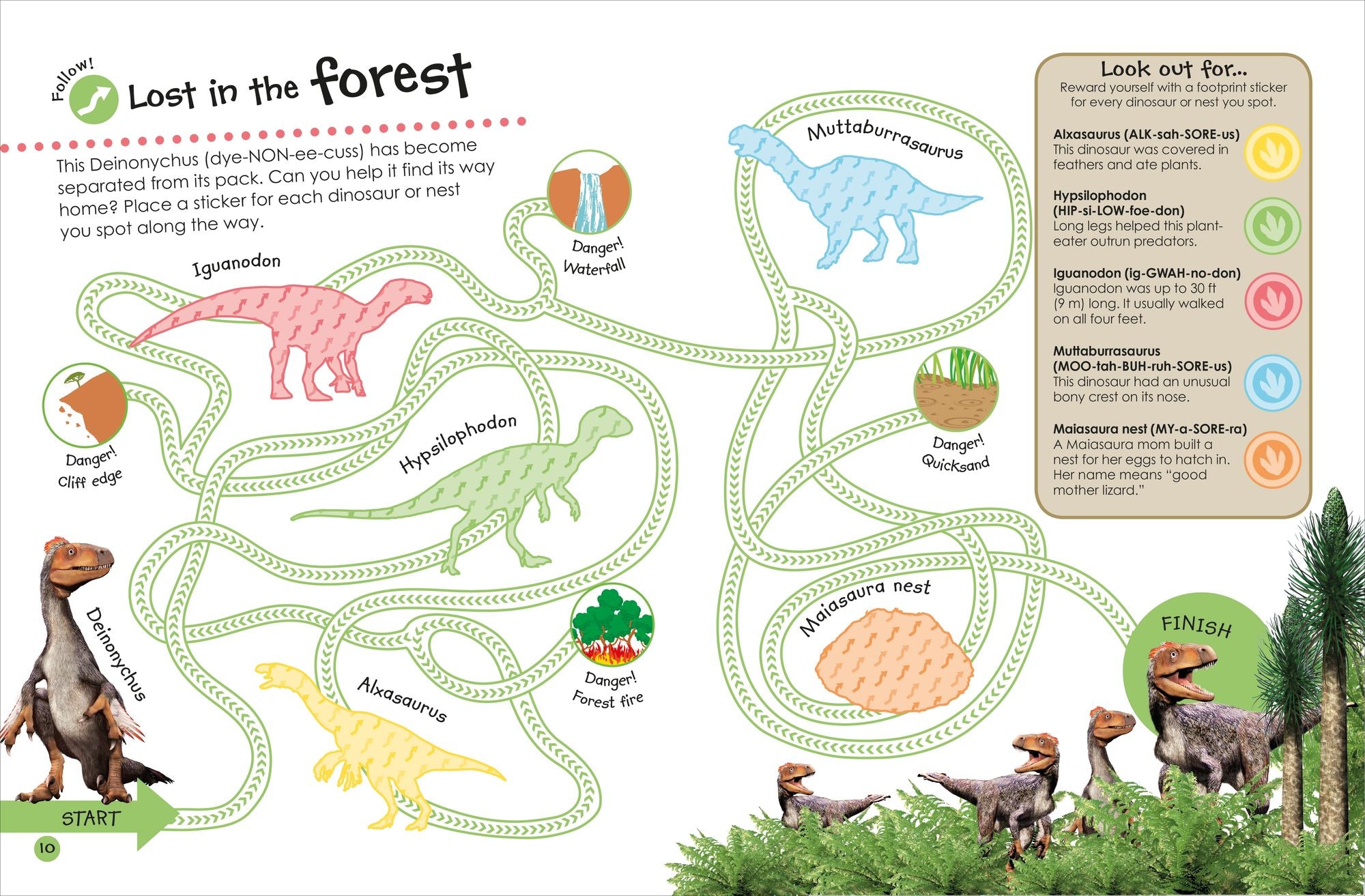 The Ultimate Sticker Book Dinosaurs