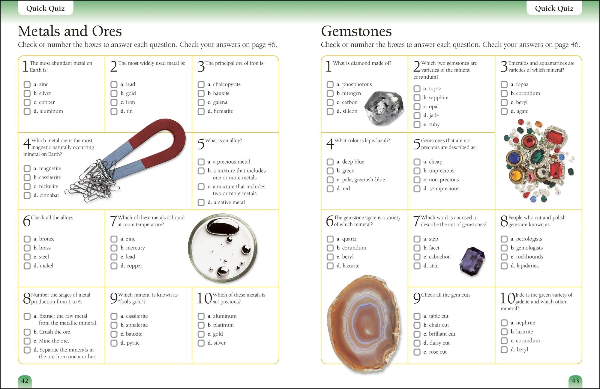 Eyewitness Workbooks Rocks & Minerals
