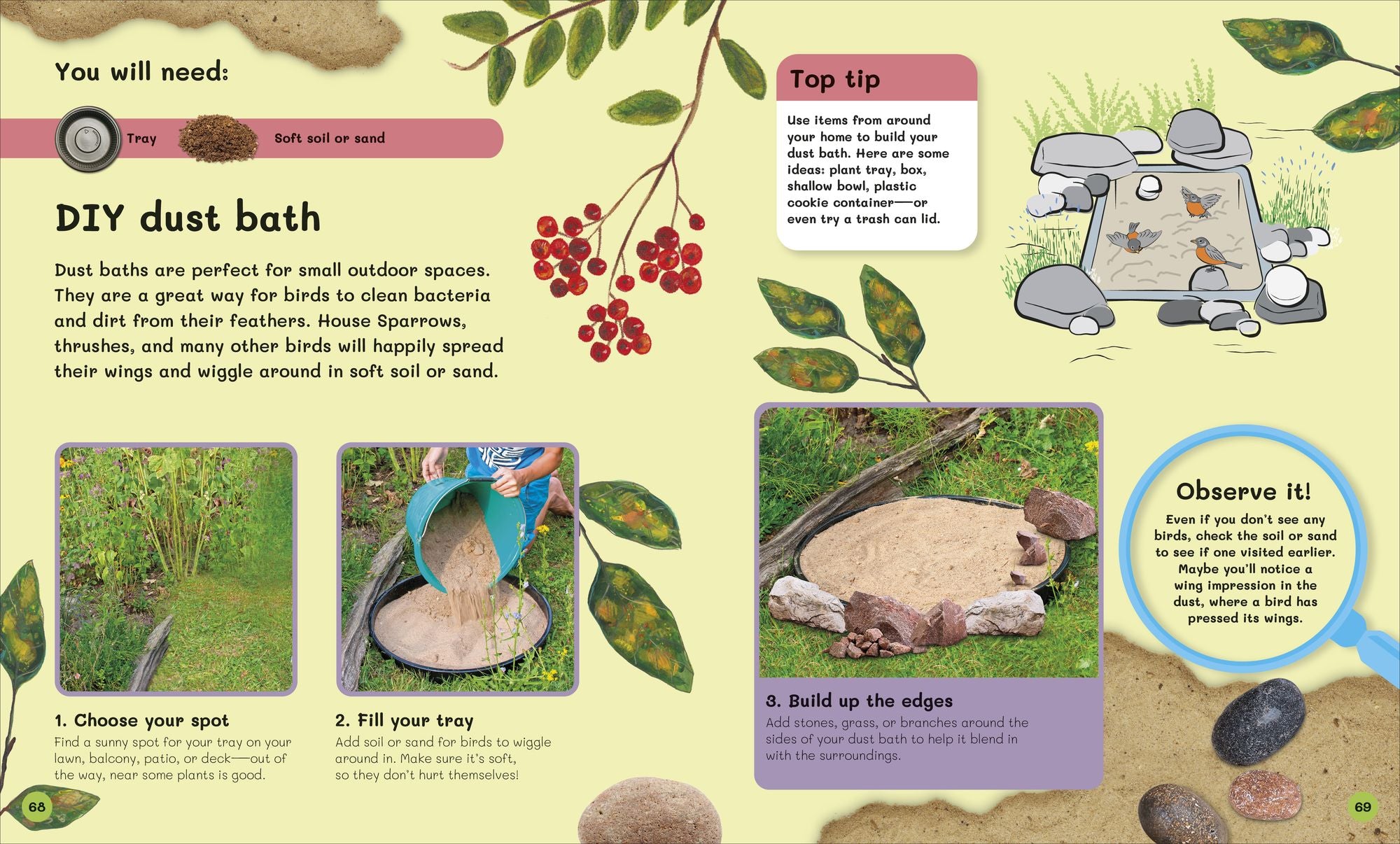 The Children's Book of Birdwatching: Nature-Friendly Tips for Spotting Birds