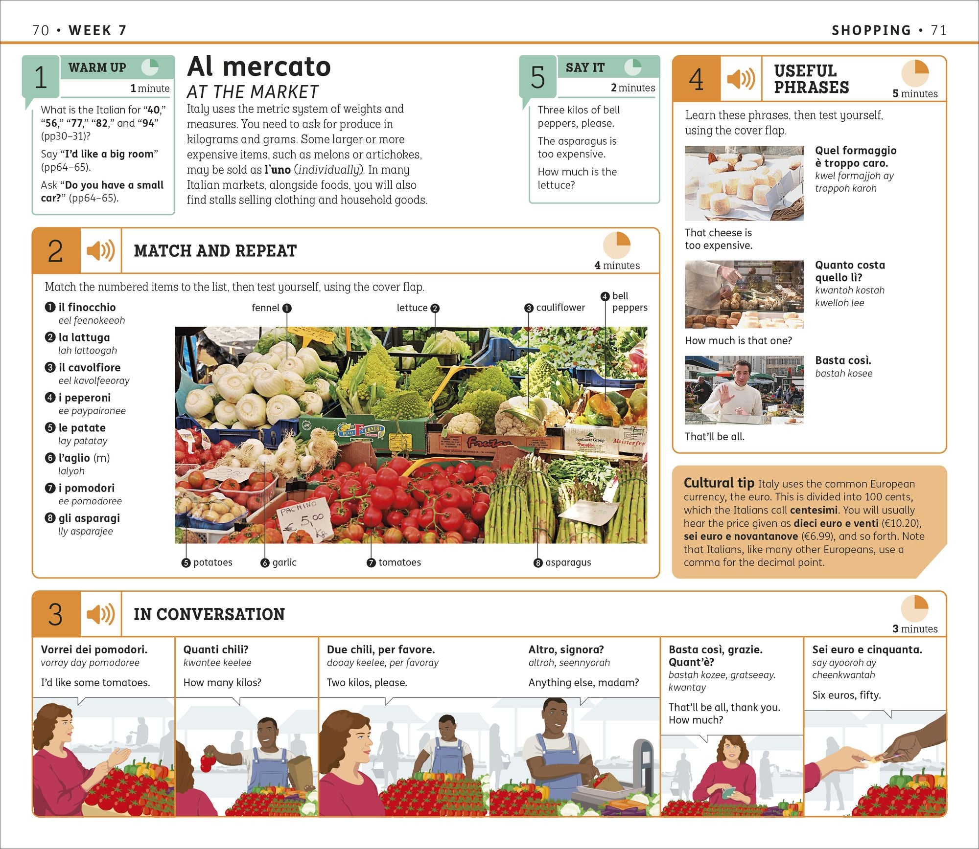 15-Minute Italian: Learn in Just 12 Weeks