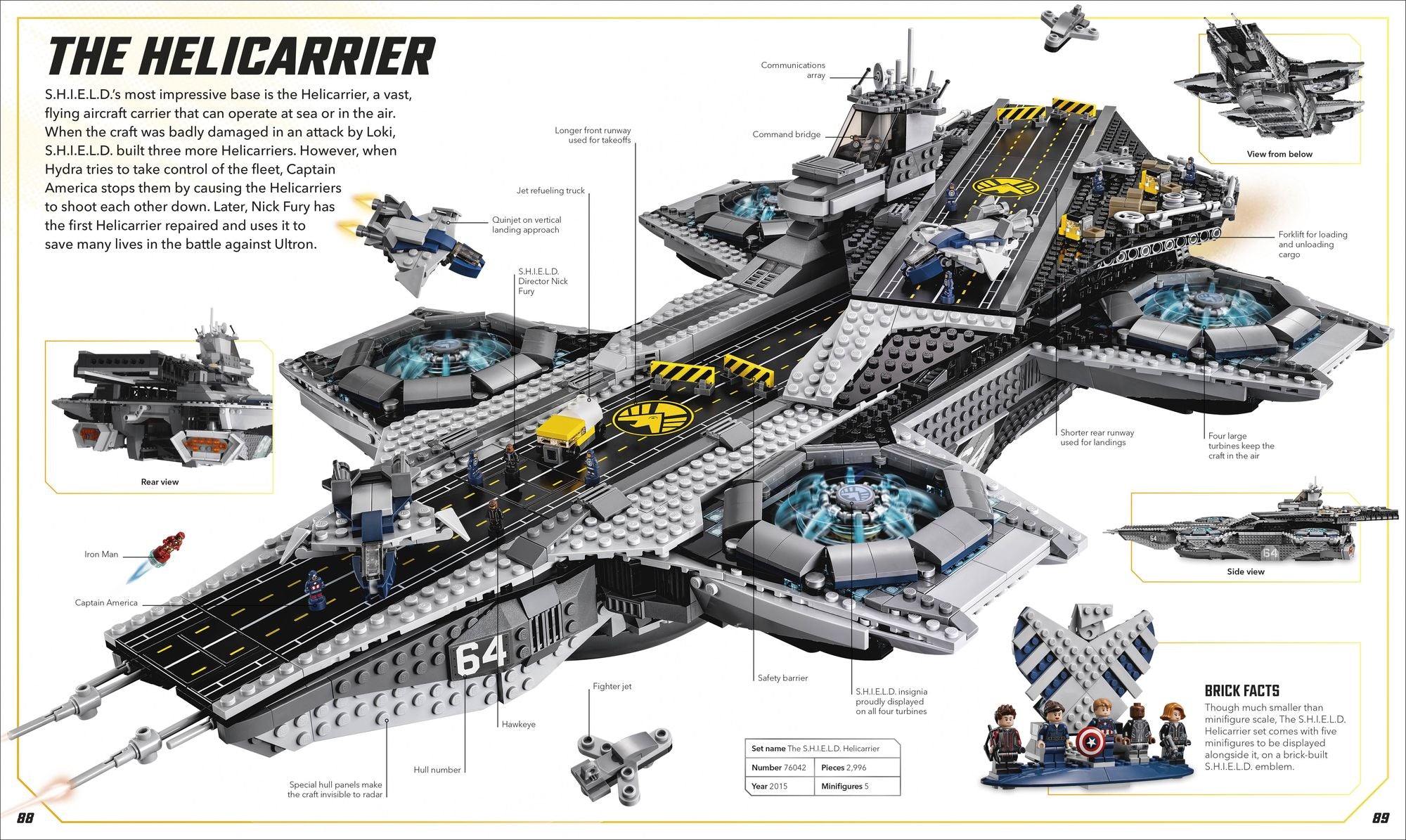 LEGO Marvel Visual Dictionary (Library Edition): Without Minifigure