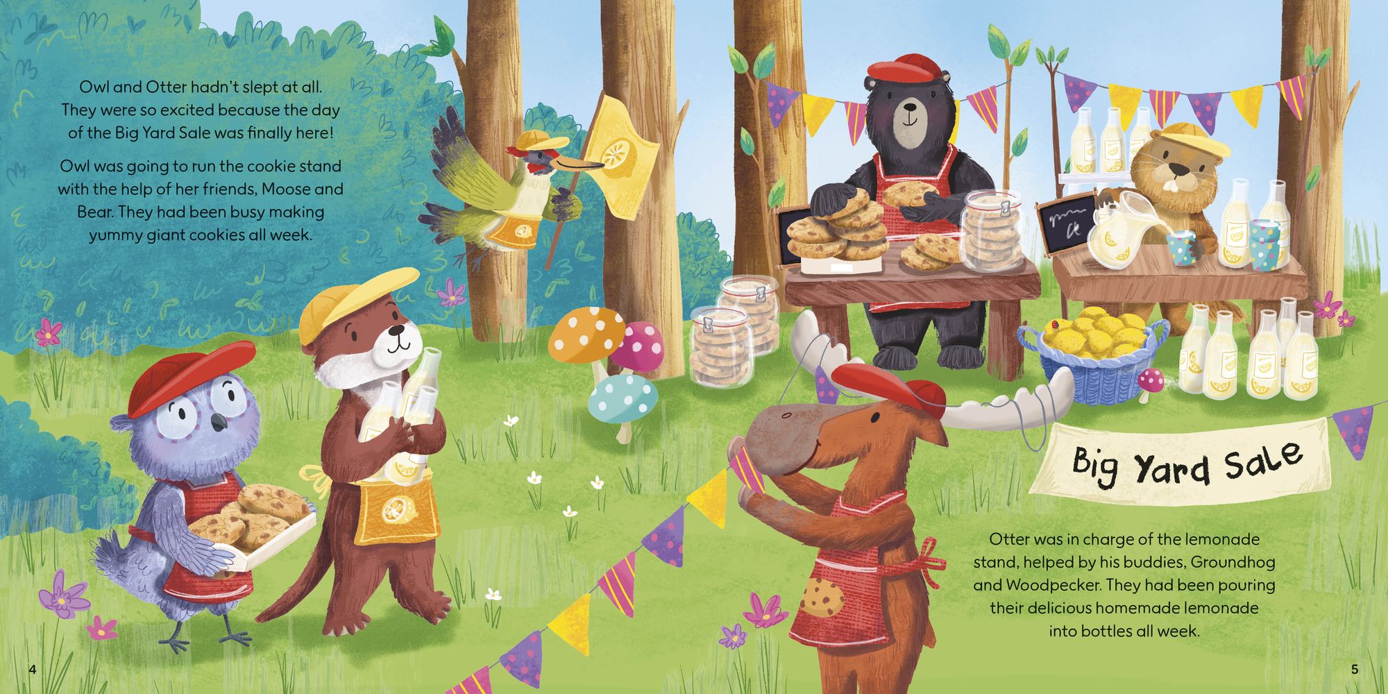 Owl and Otter and the Big Yard Sale: Join in the Fun, and Learn About Addition and Counting Money!